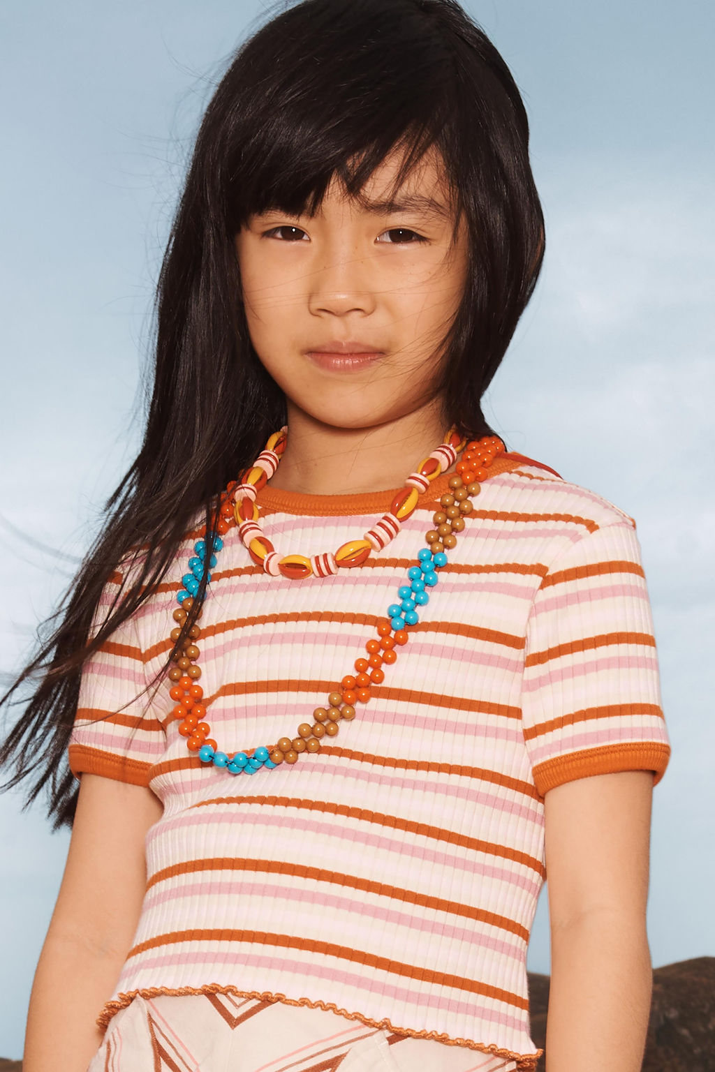 LIMITED EDITION STRIPED CROPPED T-SHIRT - Zara фото 2