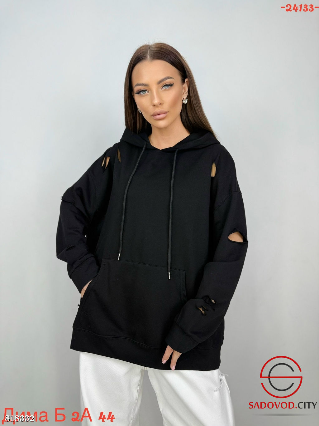 Кофта женская с рваным эффектом - Bruno фото 3