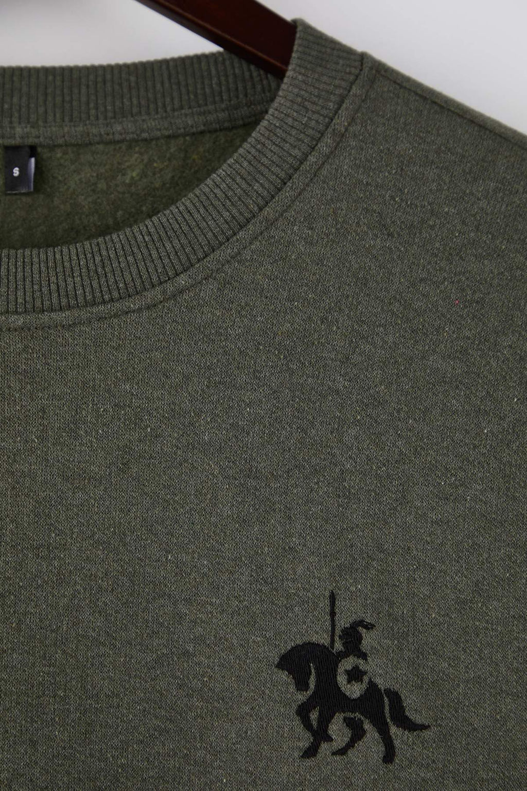 TRENDYOL MAN Antrasit Melanj Oversize/Genis Kesim Uzun Kol Hayvan Nak?sl? Sweatshirt TMNAW24SW00164 - Trendyolmilla фото 40