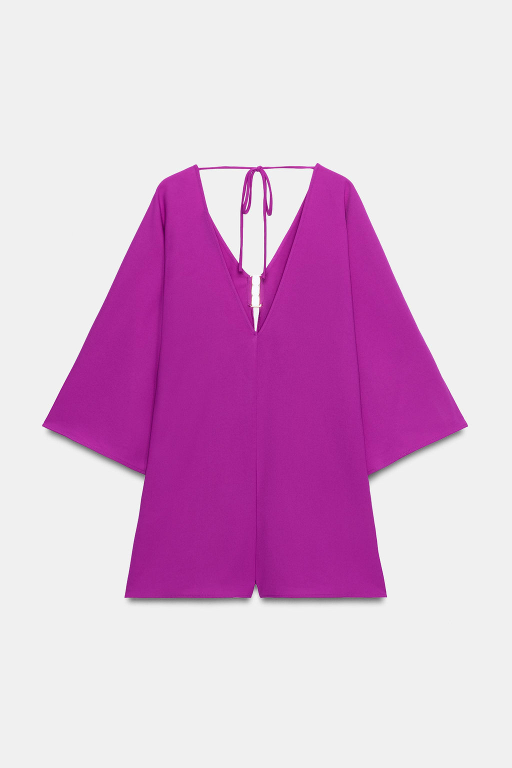 MONO CORTO FORNITURA MANGA ANCHA / Fucsia oscuro - Zara фото 7