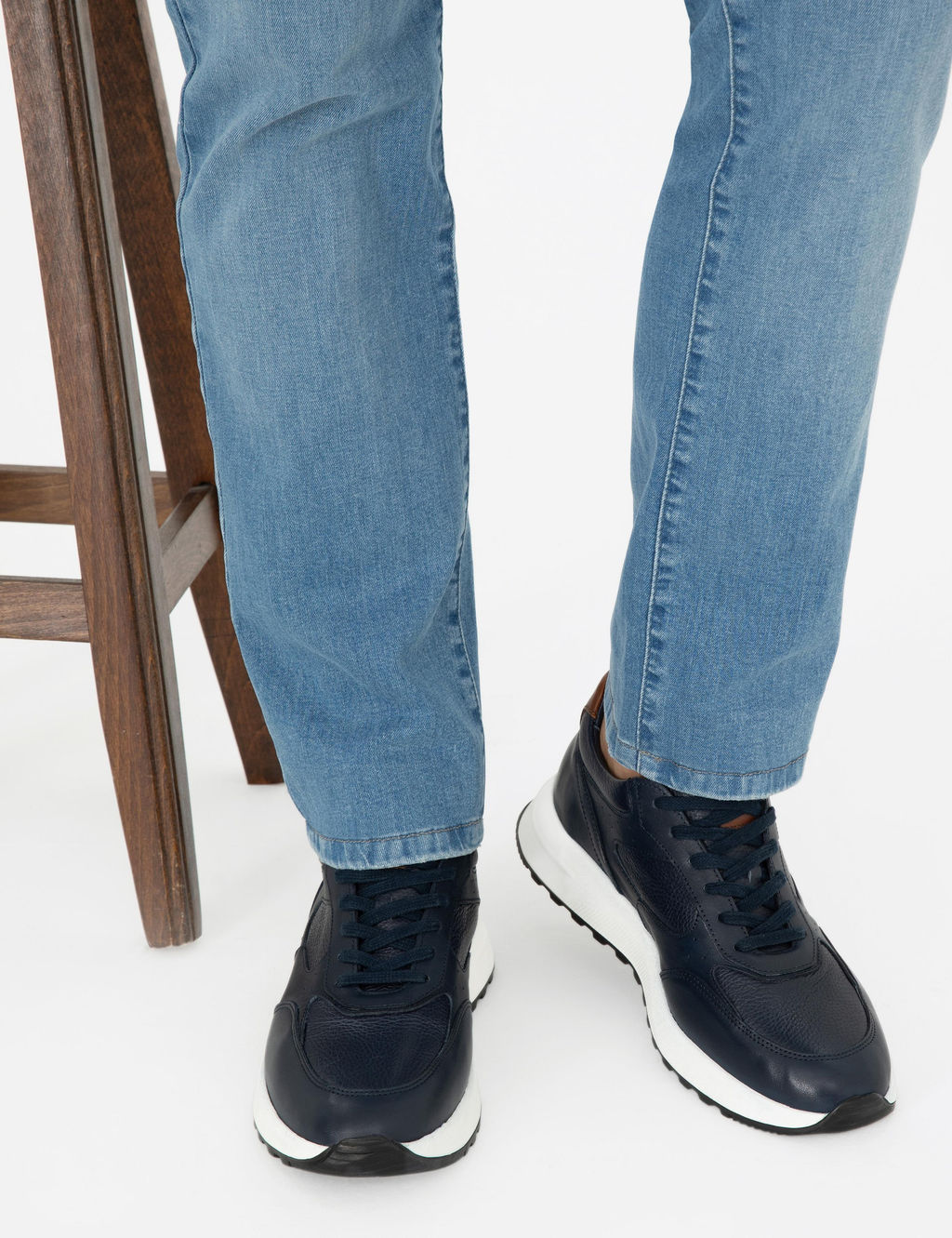 Lacivert %100 Deri Sneaker - Pierre cardin фото 2