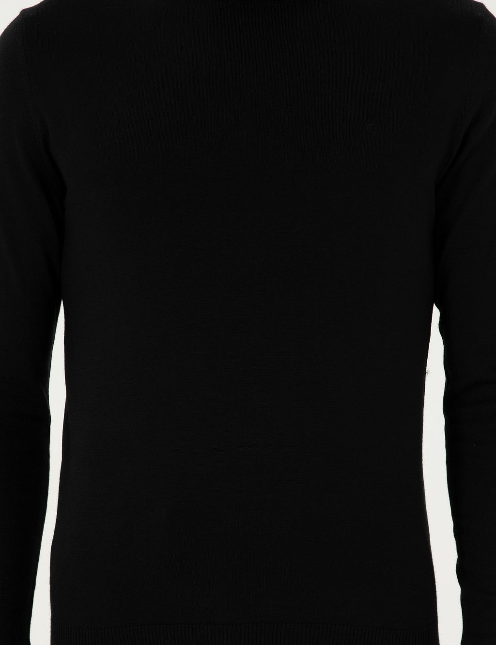 Черный базовый свитер узкого кроя - Cacharel фото 6
