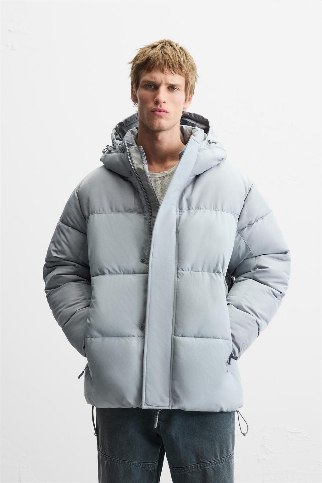 HOODED PUFFER JACKET - Zara фото 9