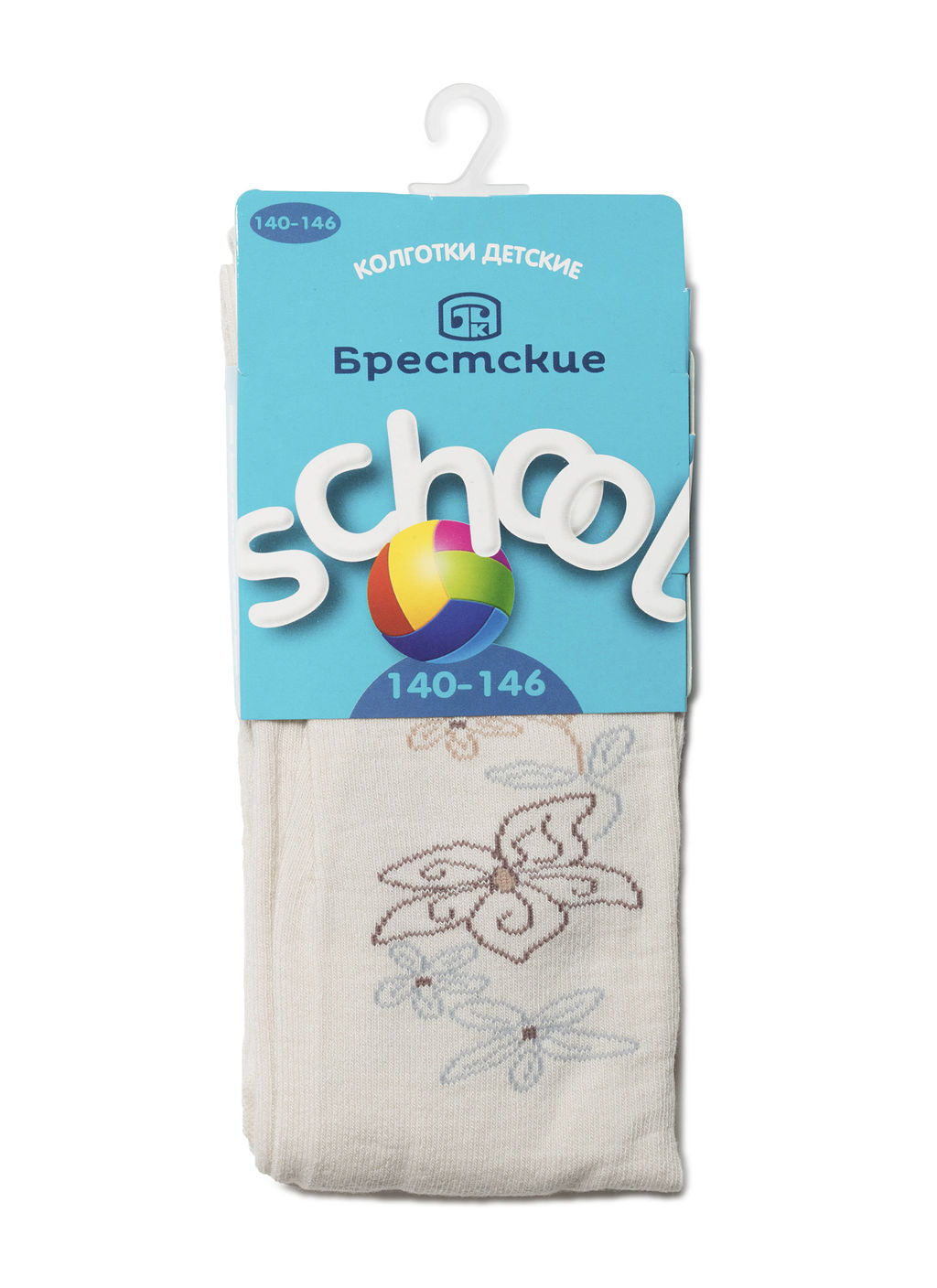 БРЕСТСКИЕ 3280 SCHOOL КОЛГОТКИ ДЕТСКИЕ (рисунок) жемчуг - Conte elegant фото 5