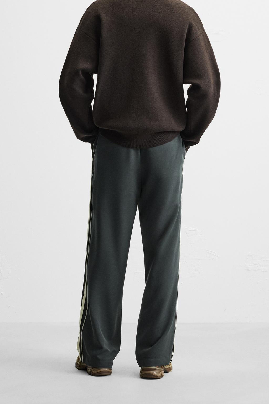 TECHNICAL TROUSERS WITH SIDE PANEL - Zara фото 11