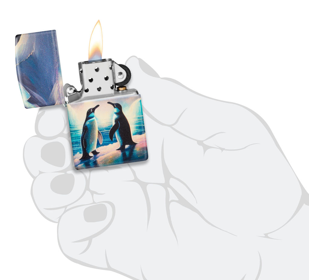 Зажигалка ZIPPO Пингвины | Penguin 46014