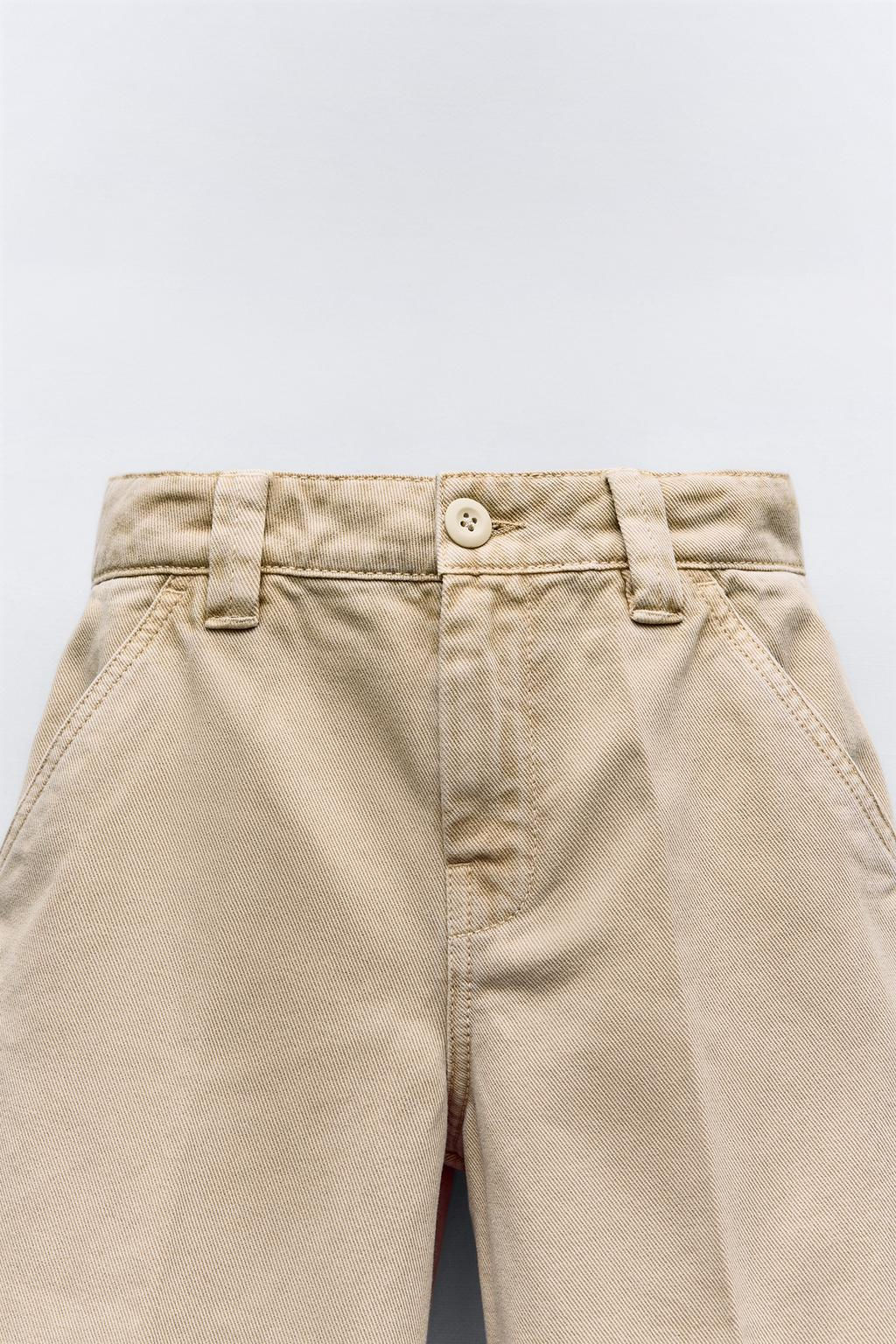 WIDE-LEG BERMUDA SHORTS - Zara фото 3