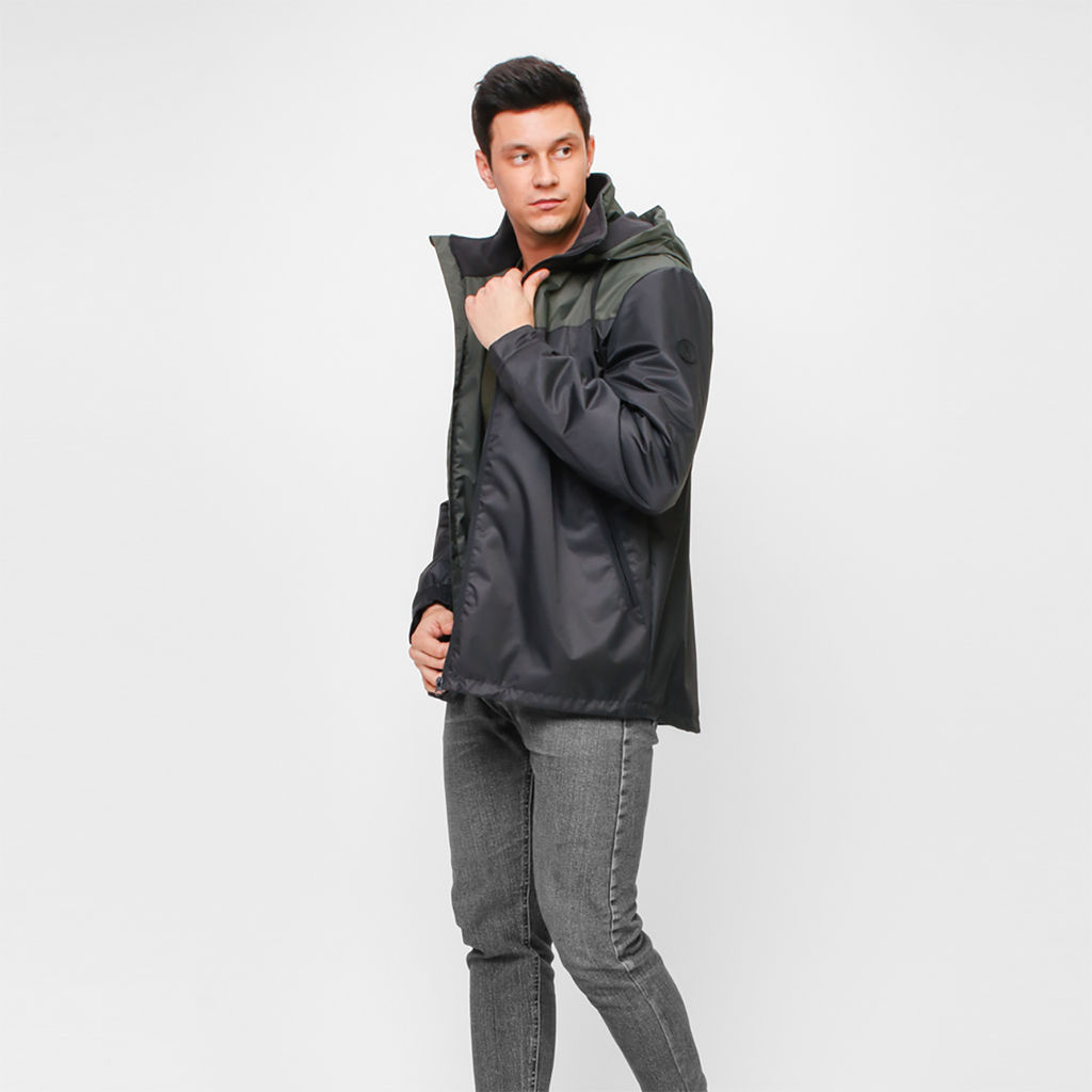 Куртка мужская осень/весна М-246 Хаки/Чёрный - Rodos фото 16