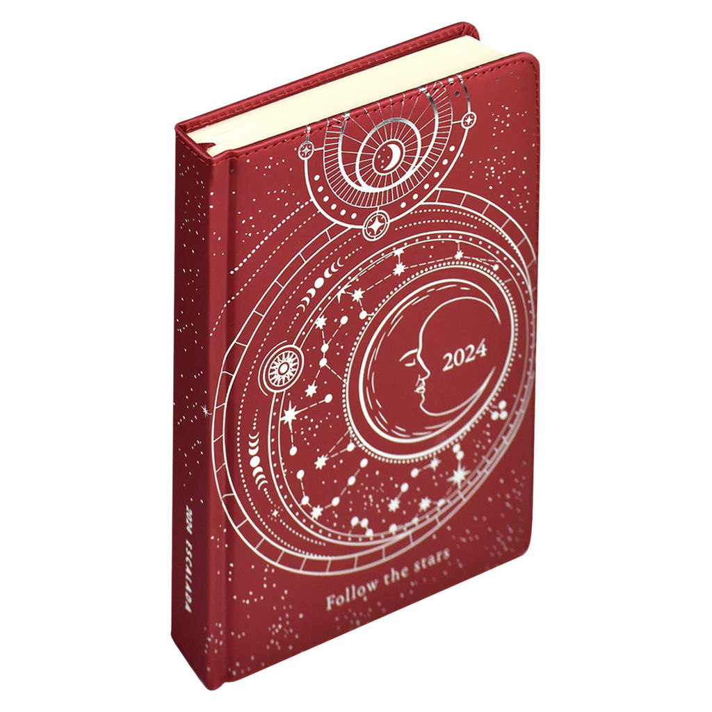 Ежедневник датированный 2024 ESCALADA, АСТРОЛОГИЧЕСКИЙ, А5, 200 л., арт. 63730/ 15 СОФТ-ТАЧ МЕТАЛЛИК КРАСНЫЙ  фото 10