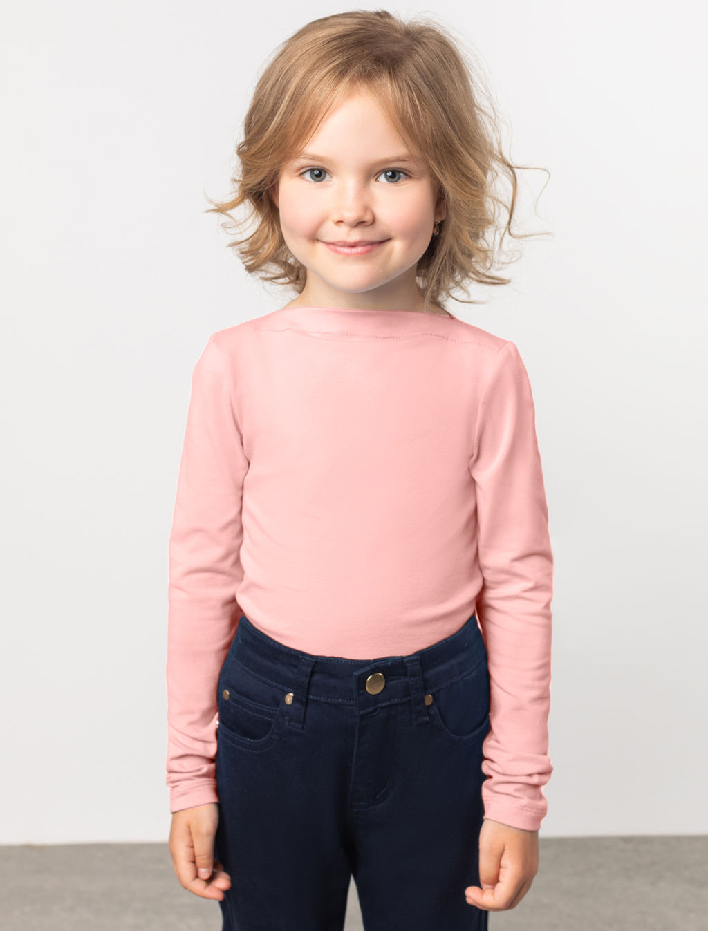 VILATTE / Джемпер из премиального хлопка с эластаном для девочки  фото 6