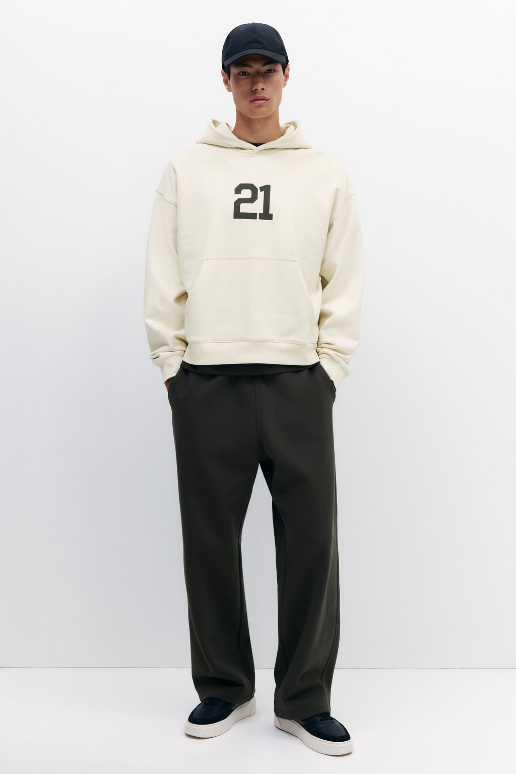Sudadera boxy con capucha Oversized Fit - H&m фото 4