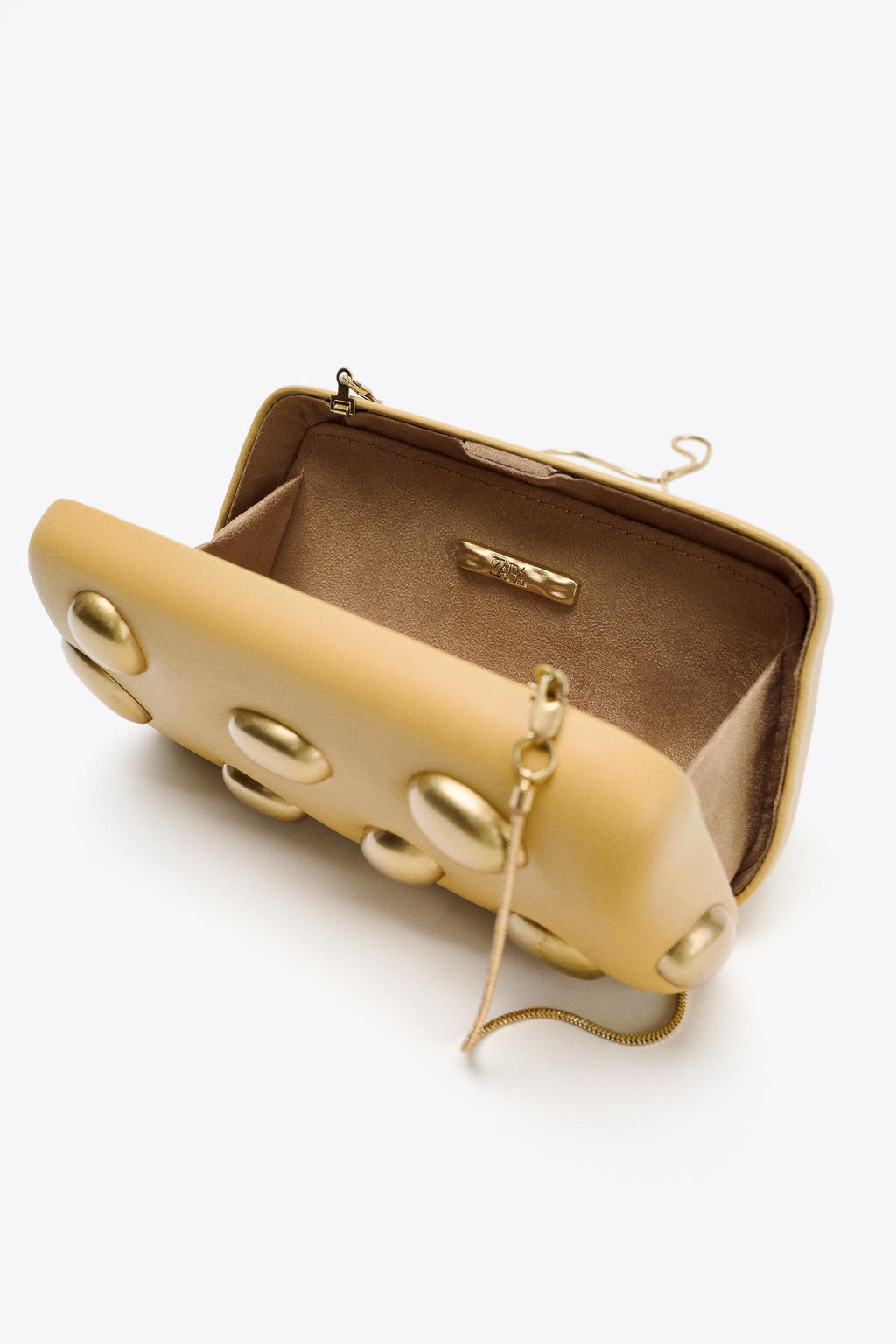 CLUTCH WITH METAL APPLIQU_S - Zara фото 5