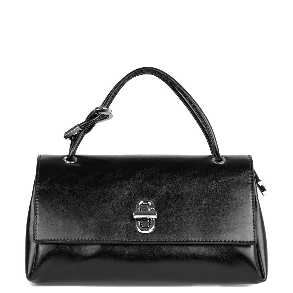 2375 black, Женская кожаная сумка, Barcelo Biagi
