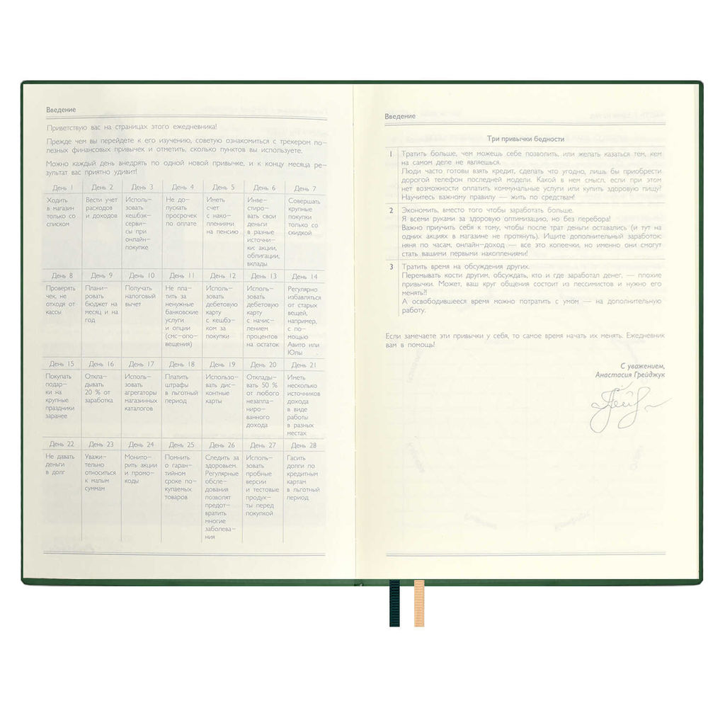 Ежедневник недатированный ESCALADA, #проМани, А5, 160 л., арт. 64004/ 15 ТИВОЛИ ЗЕЛЁНЫЙ  фото 7