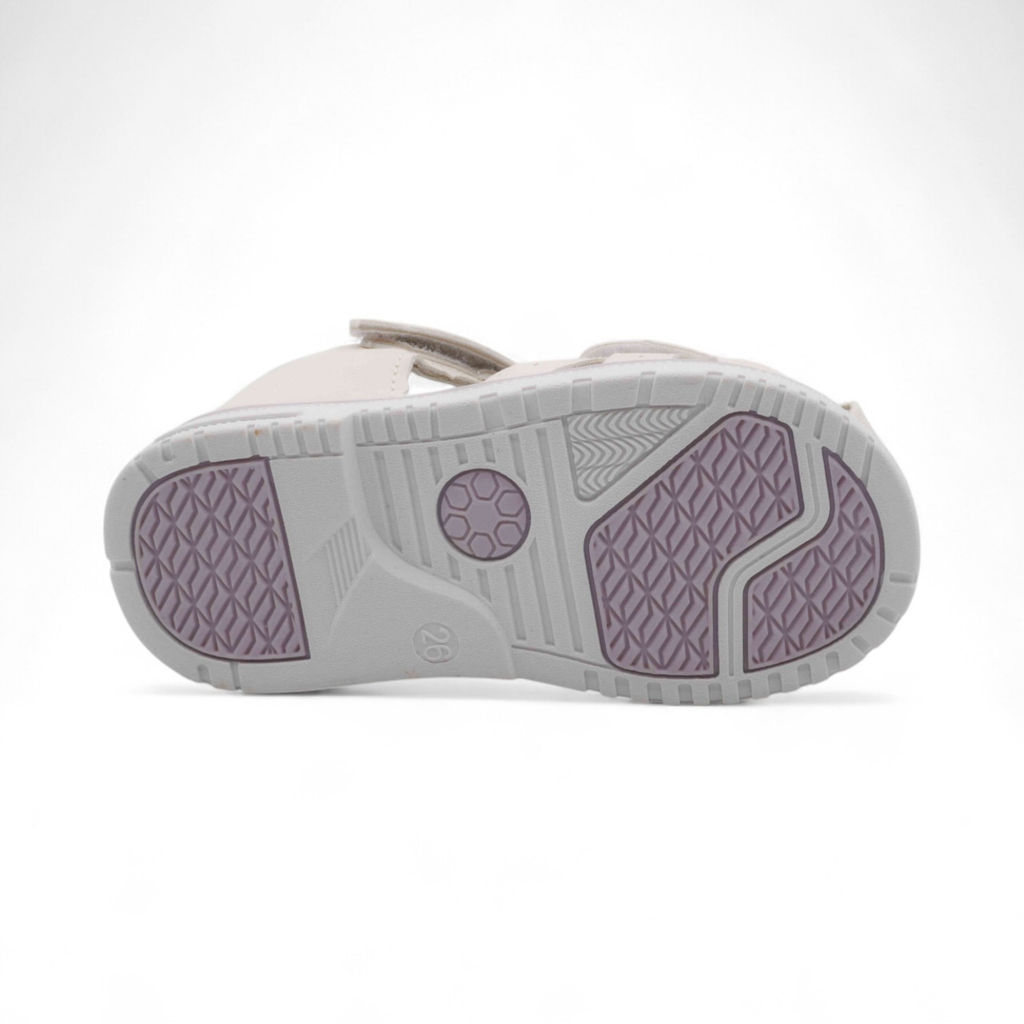 Сандалии детские LB106-2 бело фиолетовые - Sport фото 3