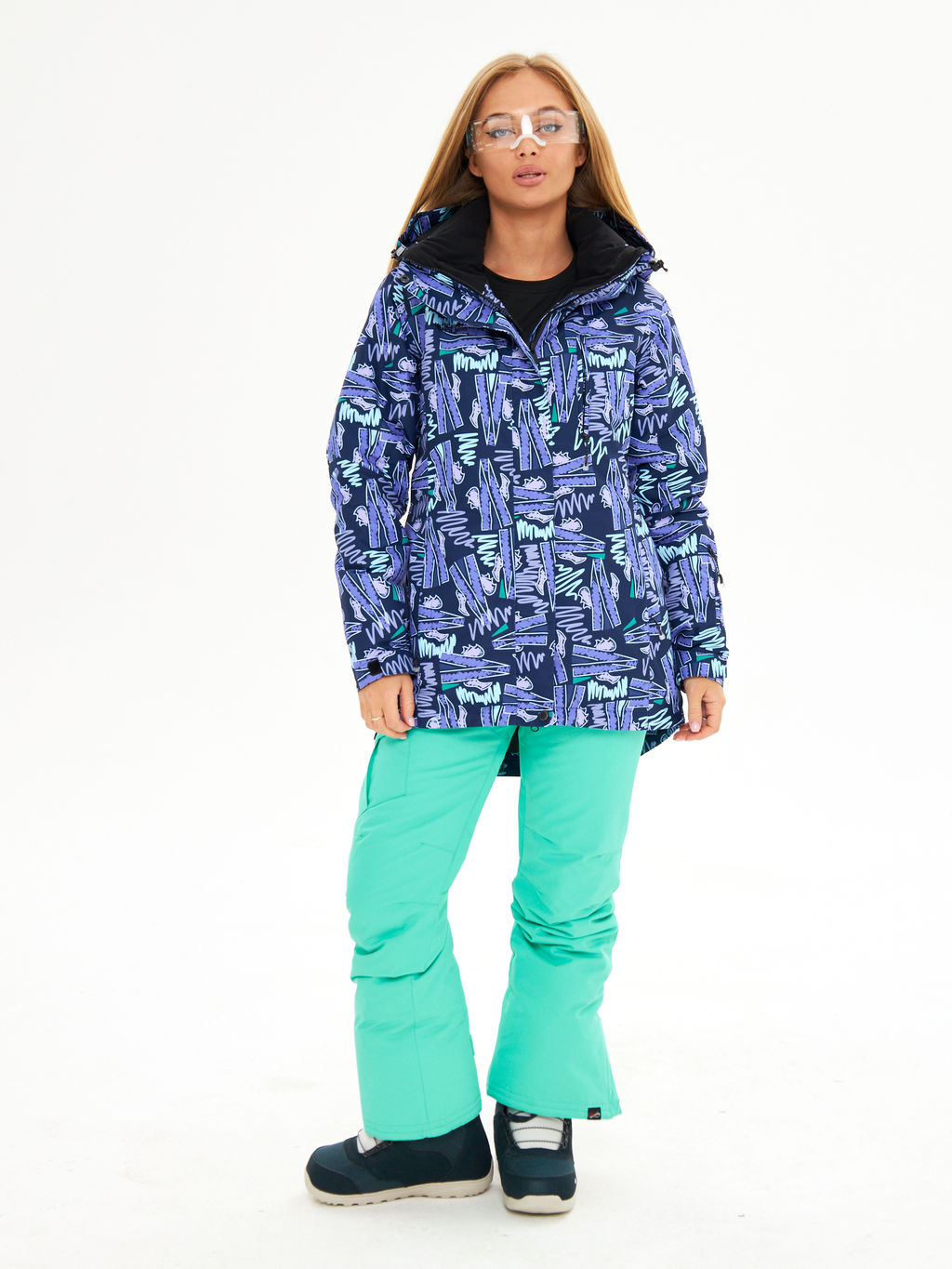 Женская горнолыжная сноубордическая куртка Alpha Endless Ultra Chaleur SNB 423/316_5 Разноцветный  фото 33