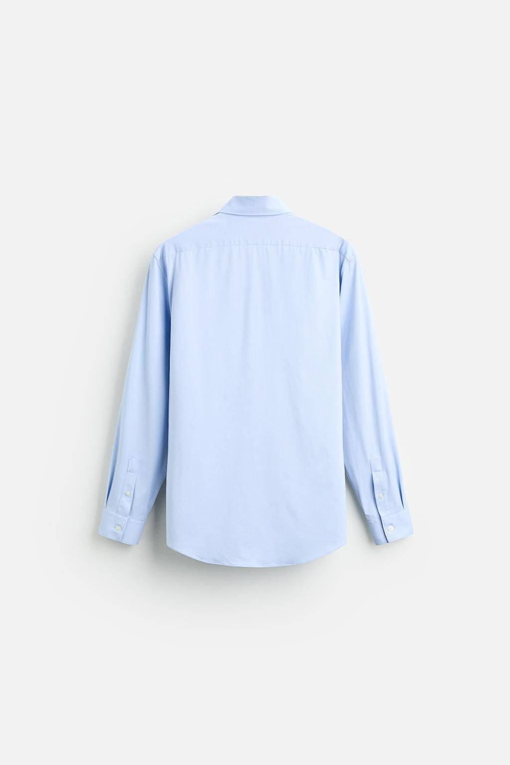 TEXTURED STRETCH SHIRT - Zara фото 8
