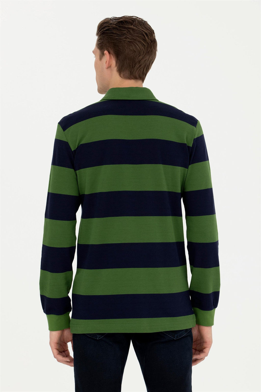 Мужской зеленый свитшот - U.s. polo assn фото 12