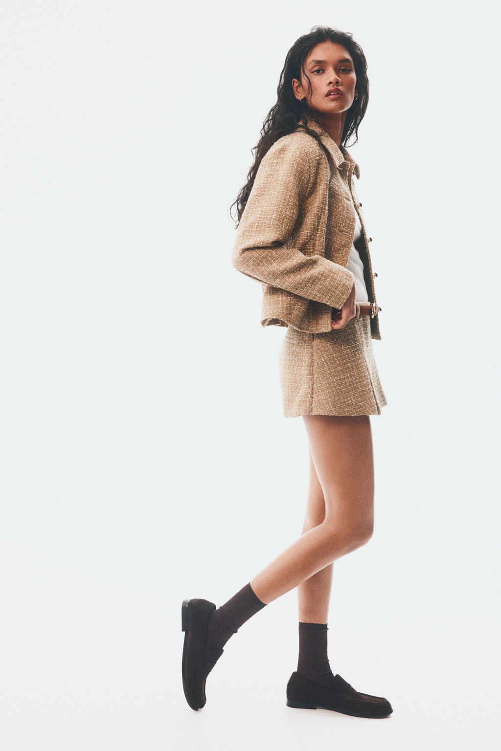 Minifalda pantal?n con pliegues - H&m фото 6