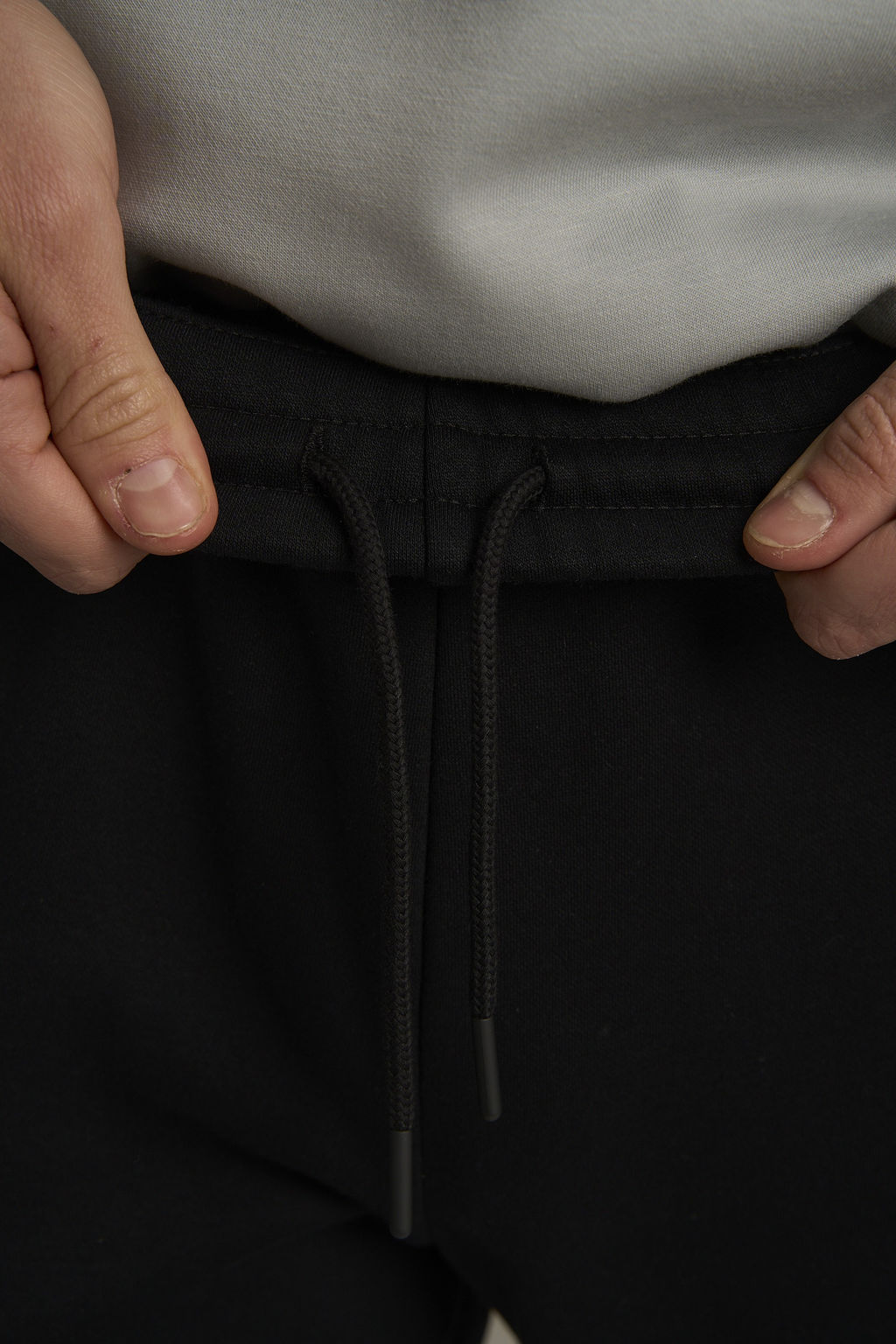 Брюки трикотажные утепленные Черный