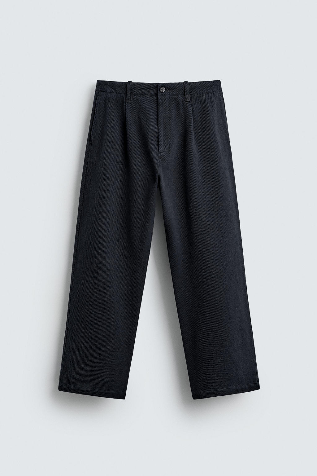 REGULAR FIT TWILL TROUSERS - Zara фото 7