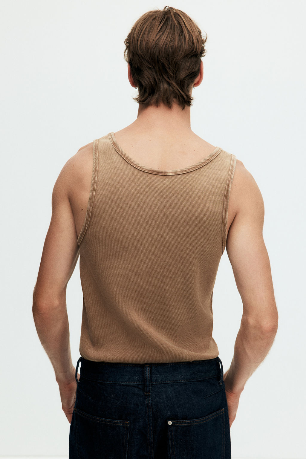 Camiseta sin mangas en canal? Slim Fit - H&m фото 6