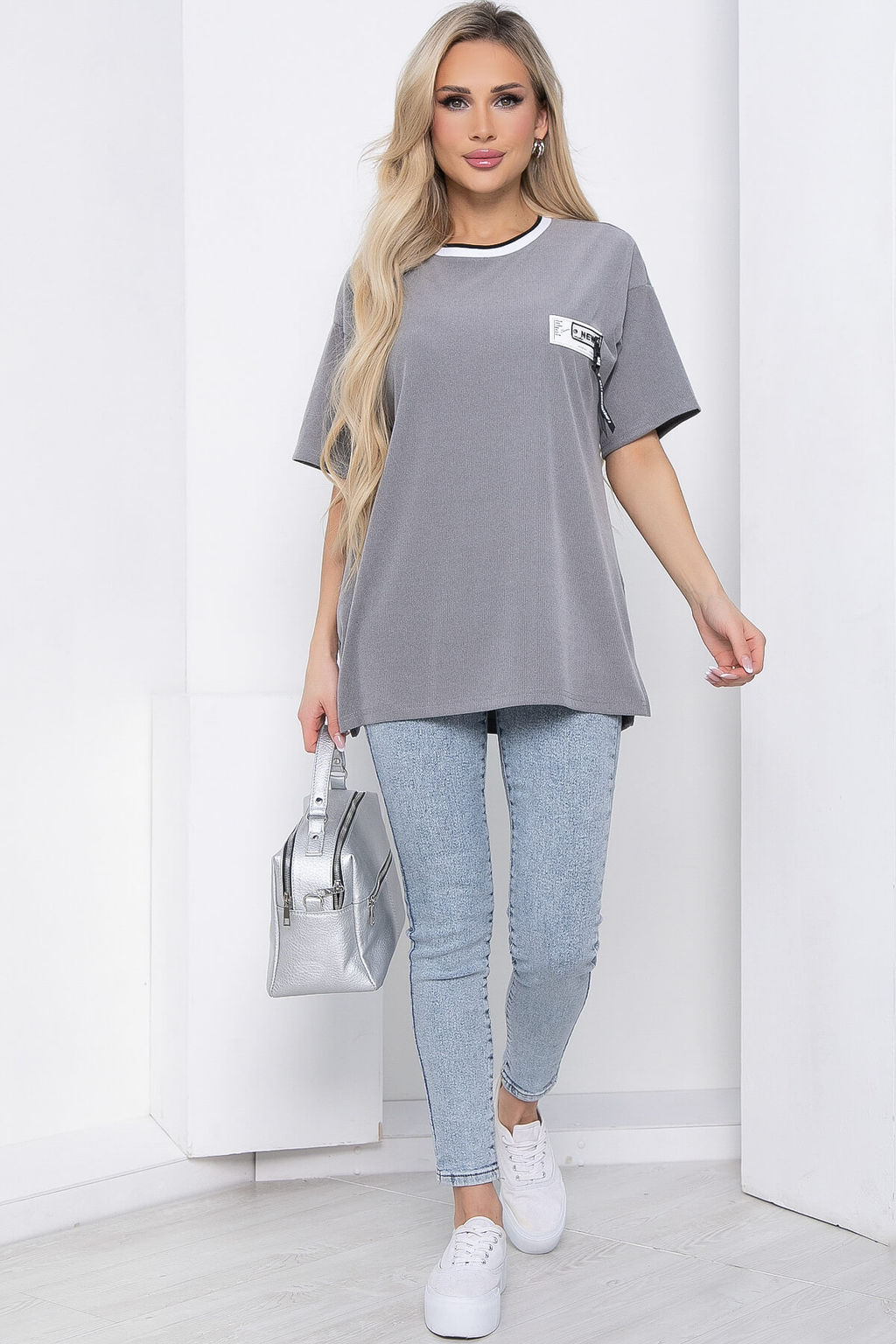 Джемпер Ника (серый) Б8339 - Lt collection фото 6