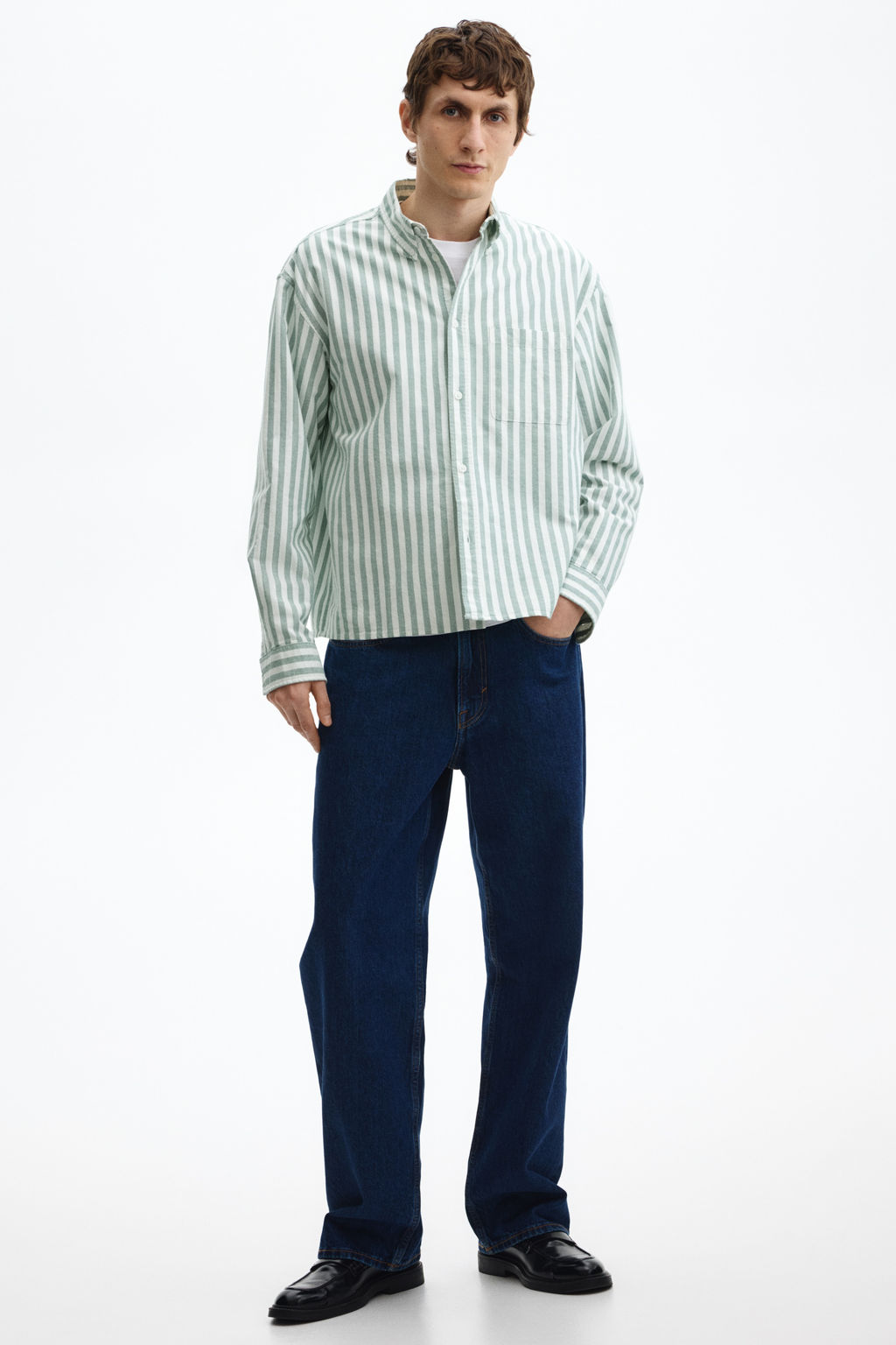 Camisa Oxford Relaxed Fit - H&m фото 6