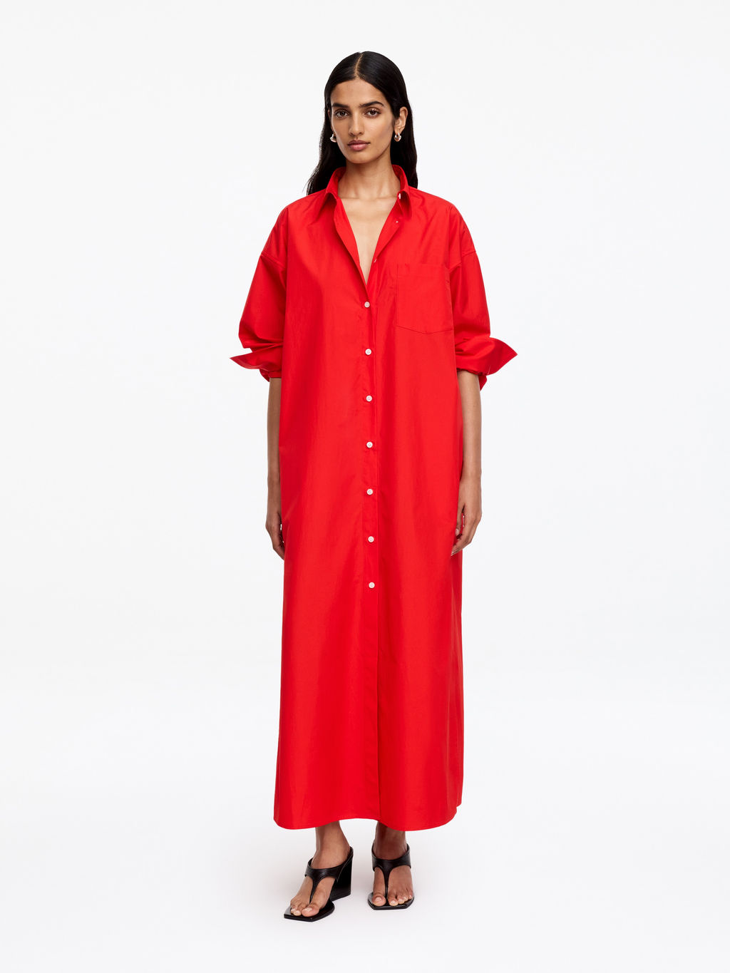 Vestido camisero de algod?n - H&m фото 3