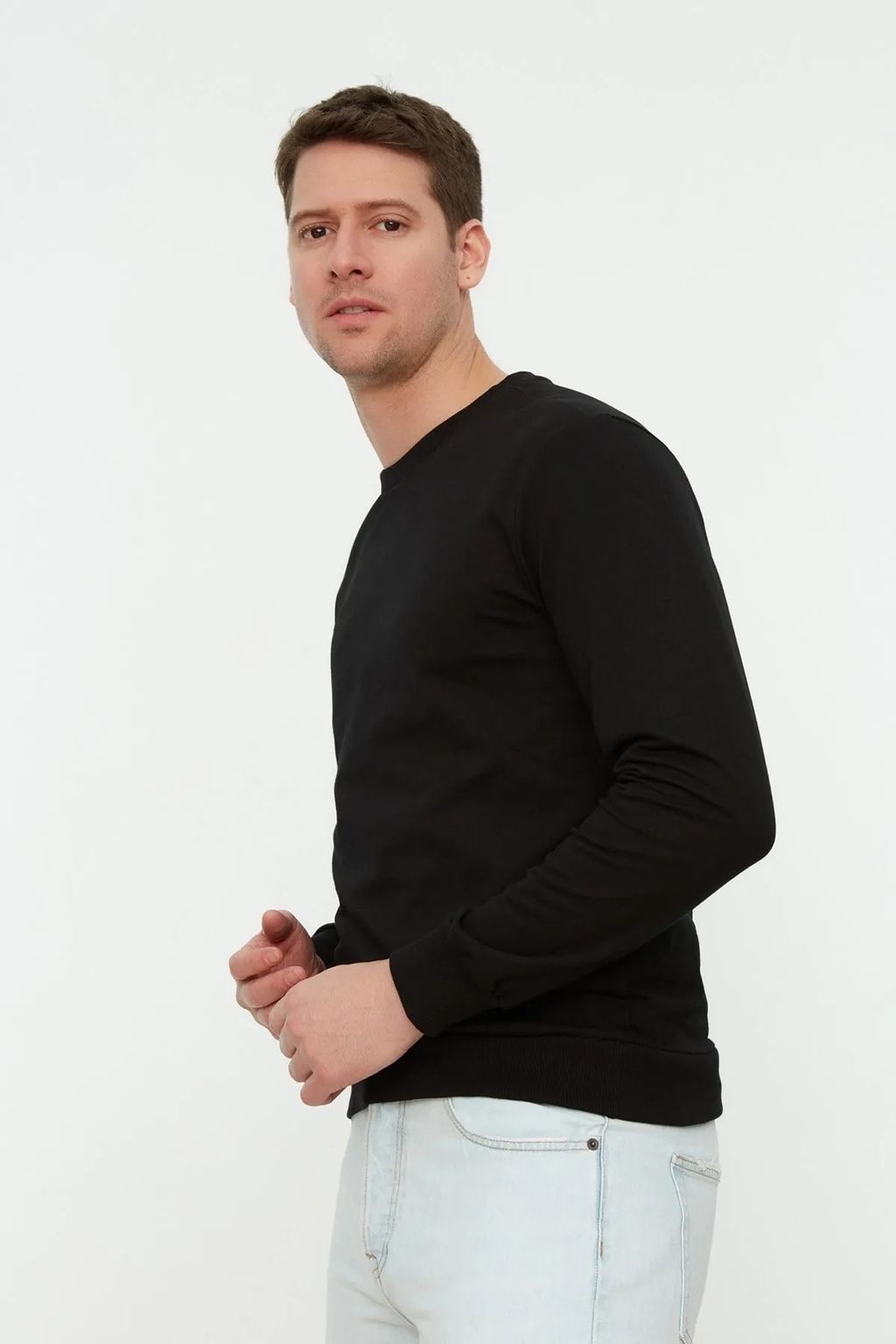 TRENDYOL MAN Haki Regular/Normal Kesim Uzun Kollu Sweatshirt TMNAW20SW0164 - Trendyolmilla фото 63
