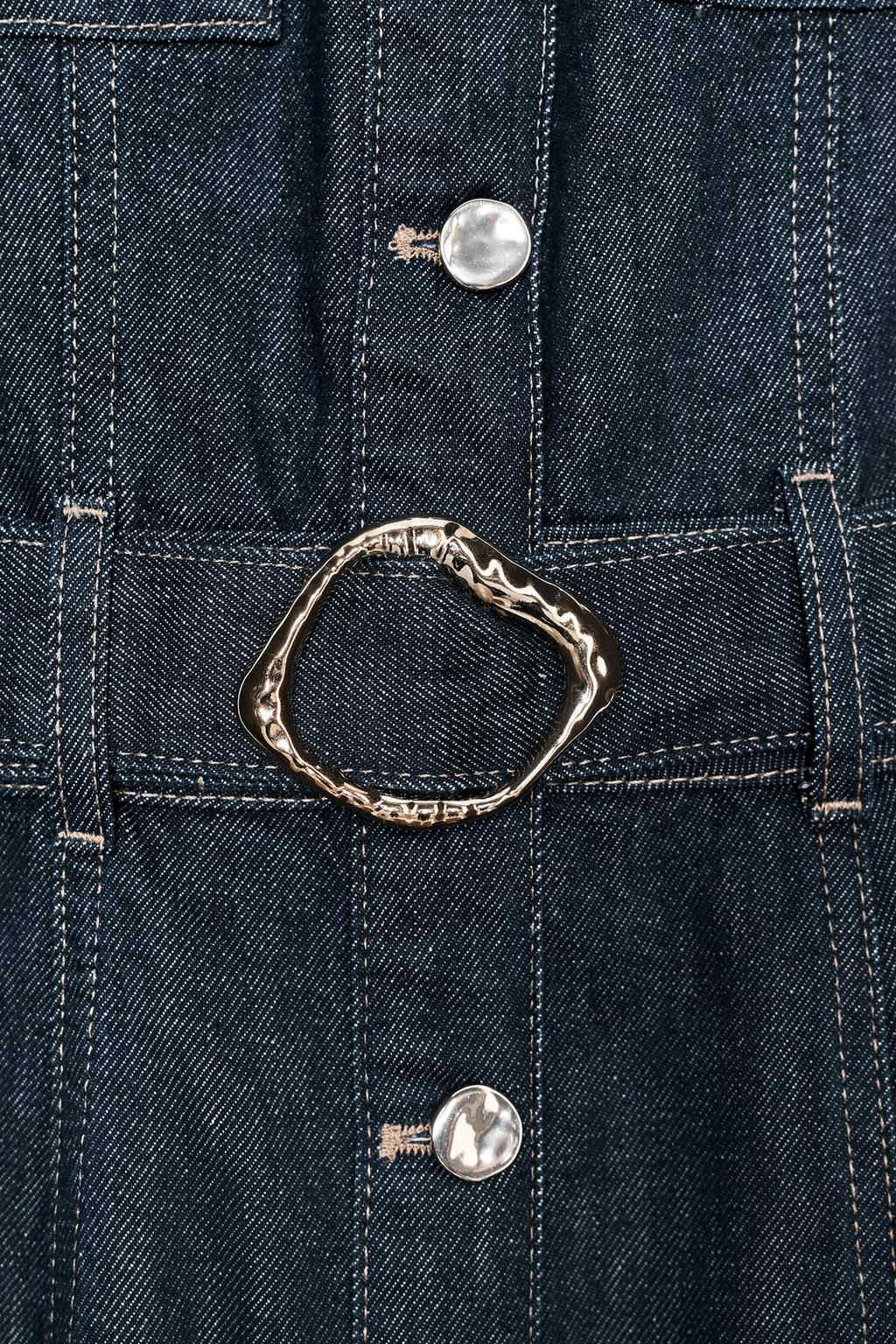 Z1975 DENIM DRESS WITH BELT - Zara фото 4