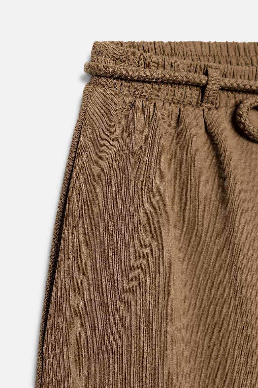 BALLOON HEAVY COTTON TROUSERS - Zara фото 5