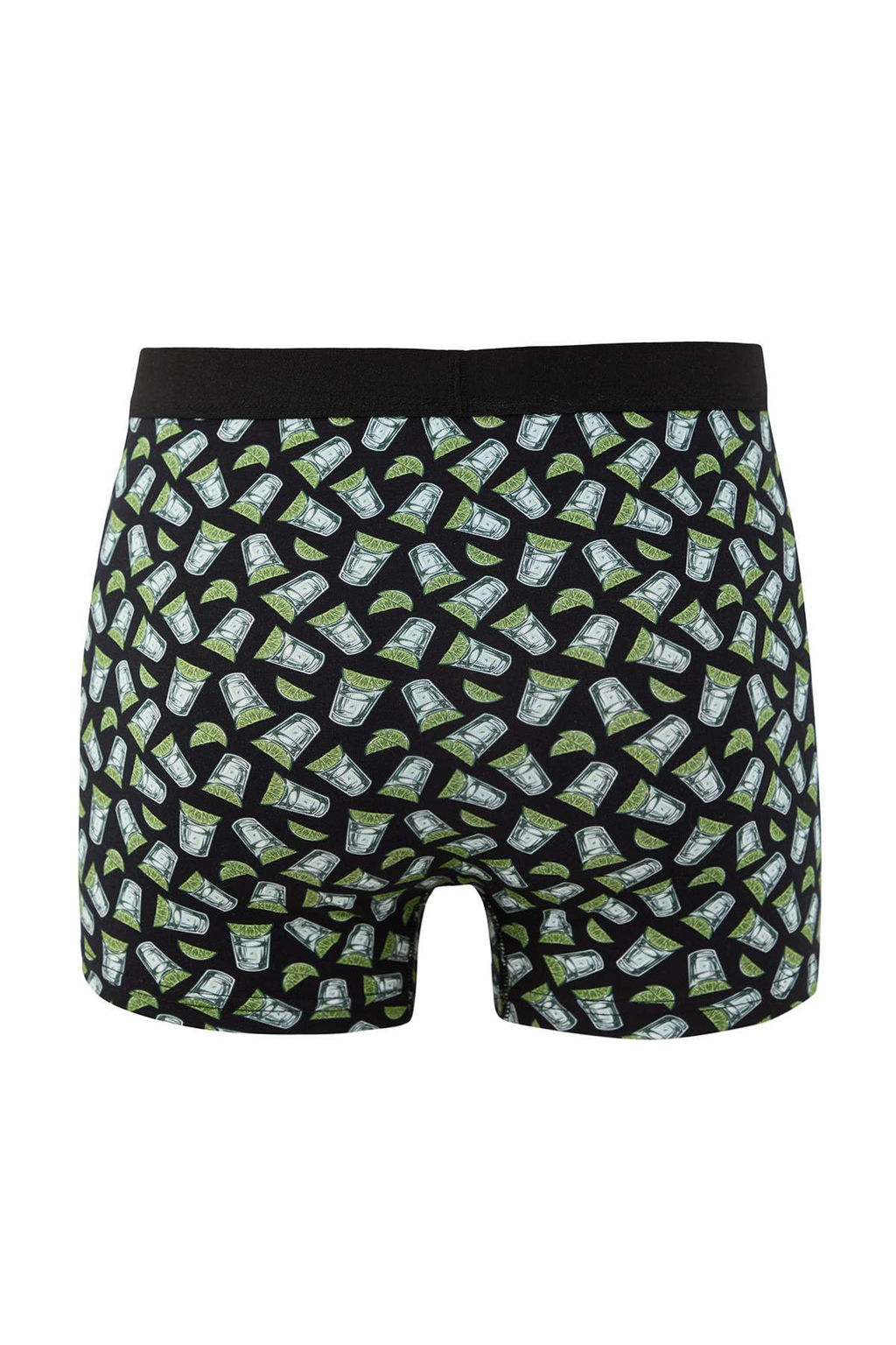 TRENDYOL MAN Cok Renkli Desenli-Duz 3lu Paket Pamuklu Boxer TMNAW22BX0010 - Trendyolmilla фото 14