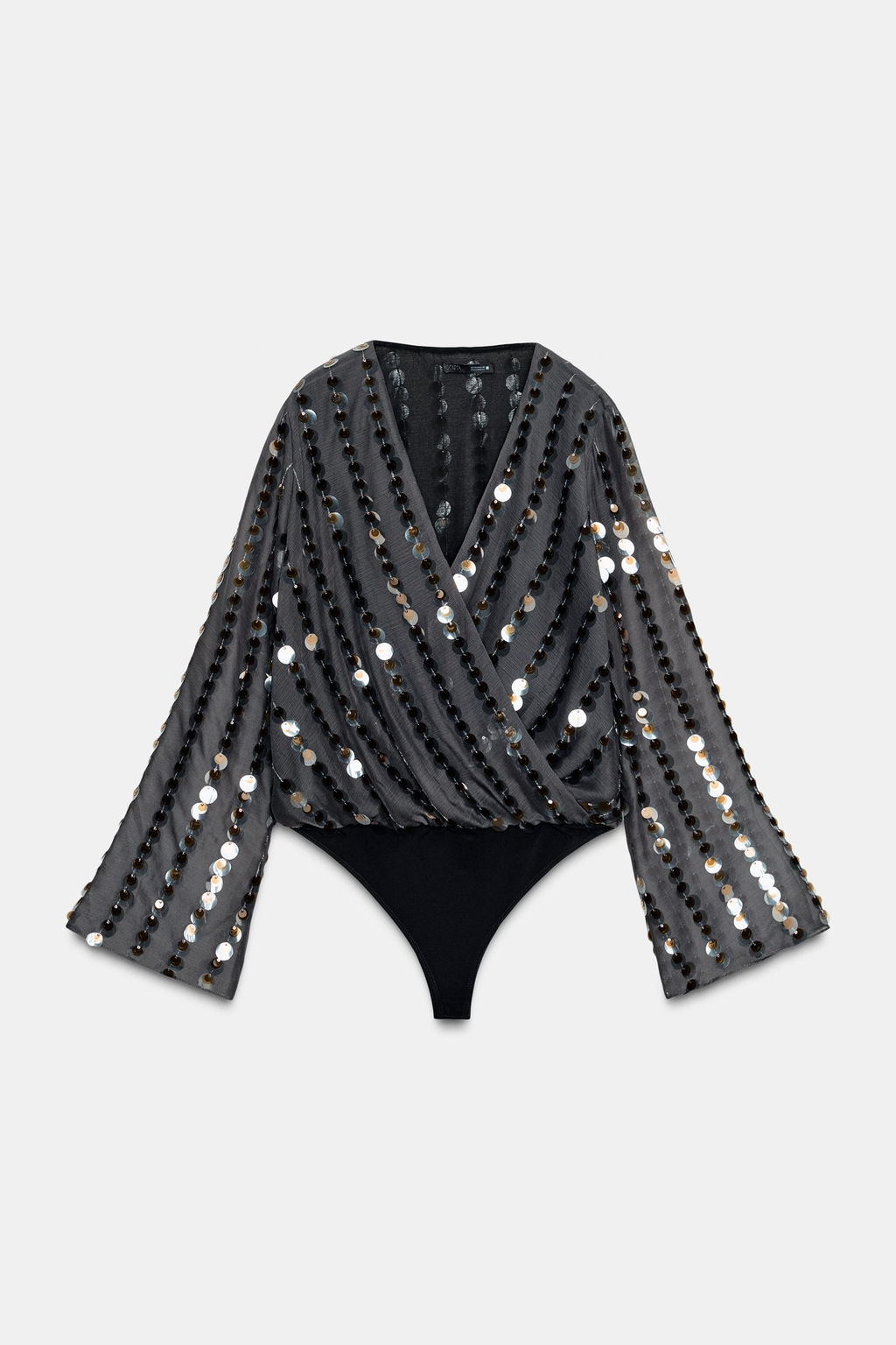 SEQUINNED BODYSUIT - Zara фото 6