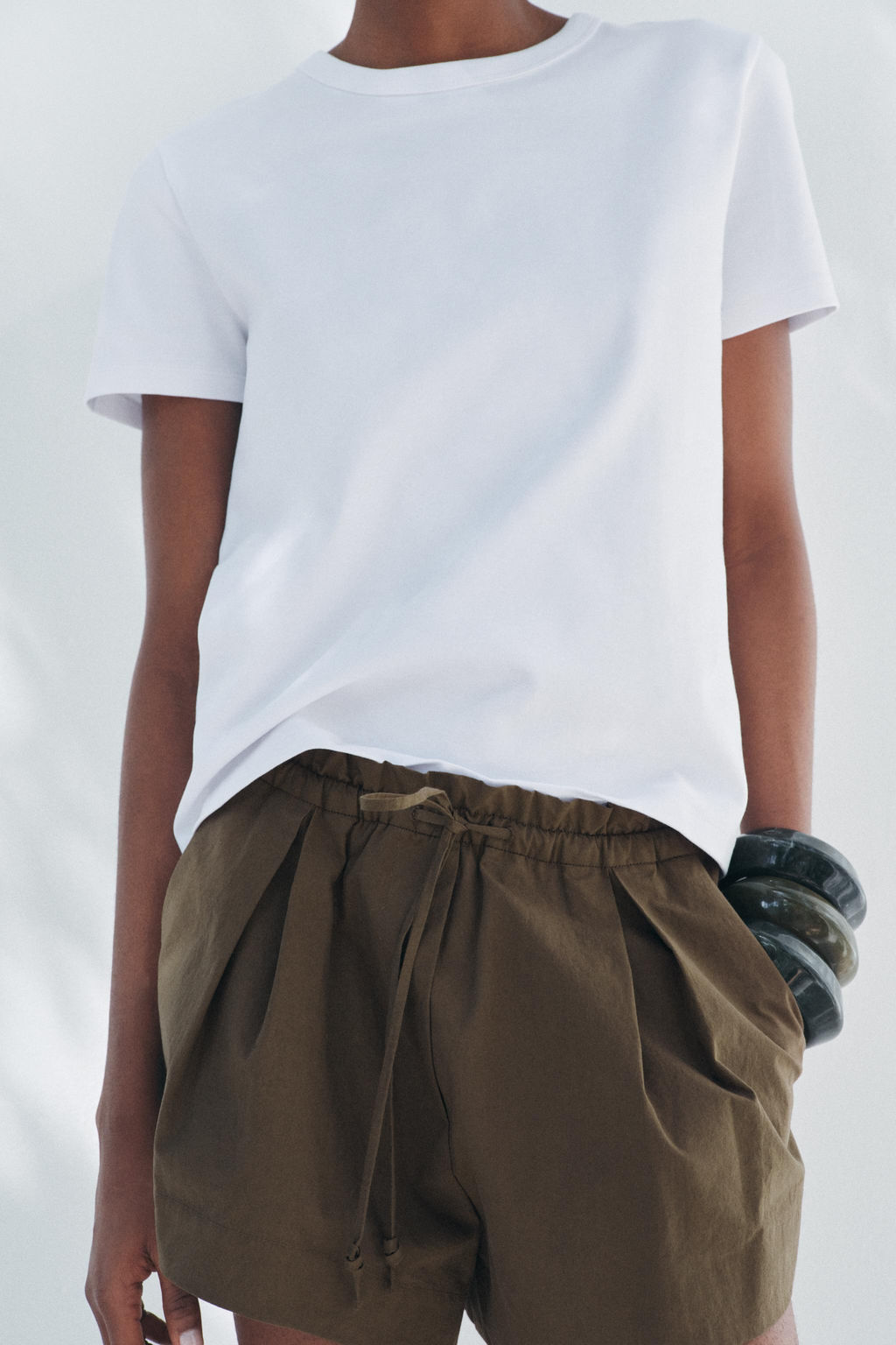 SHORT SLEEVE INTERLOCK T-SHIRT - Zara фото 68
