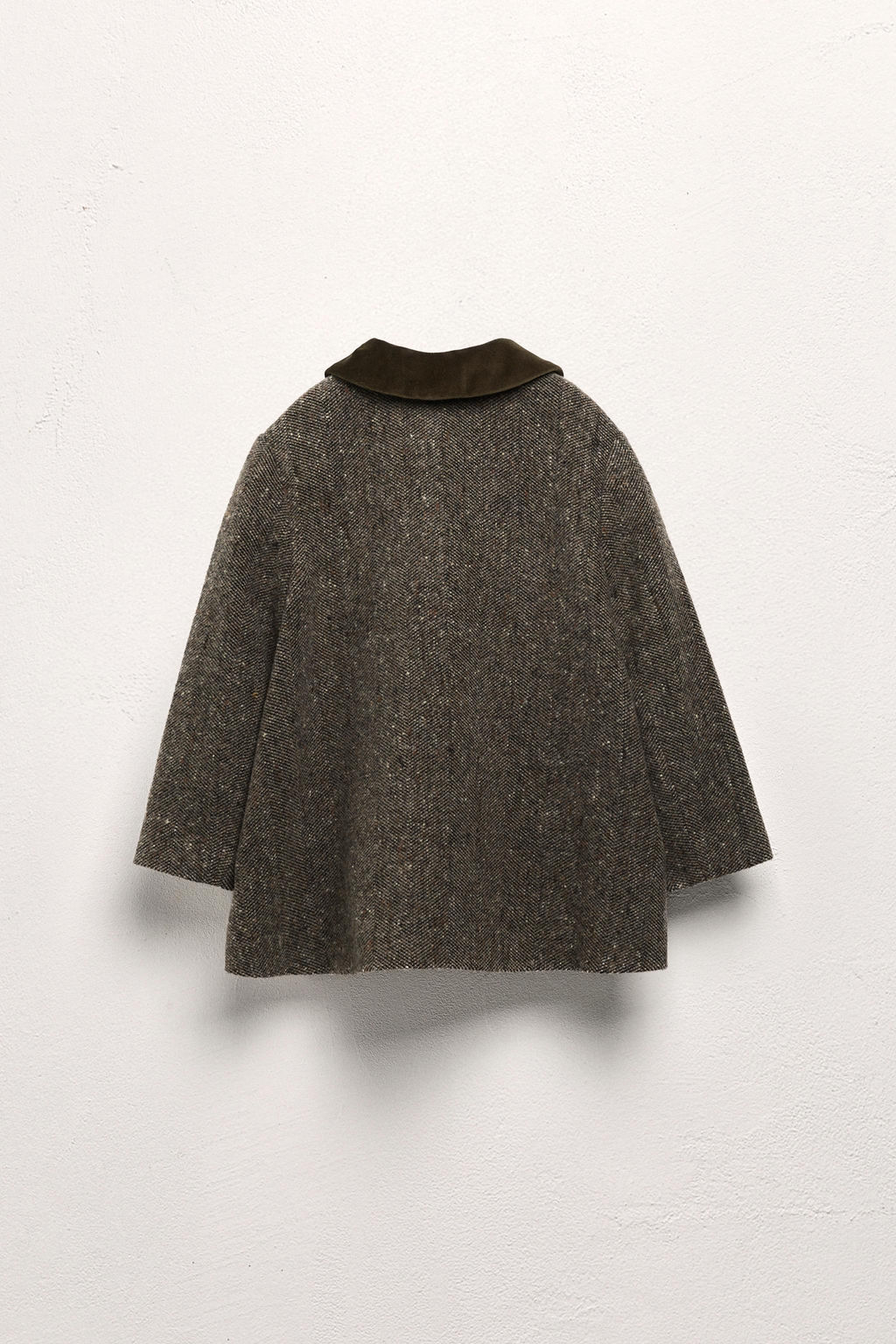2-5 YEARS / LIMITED EDITION VELVET PETER PAN COLLAR COAT WITH WOOL - Zara фото 2