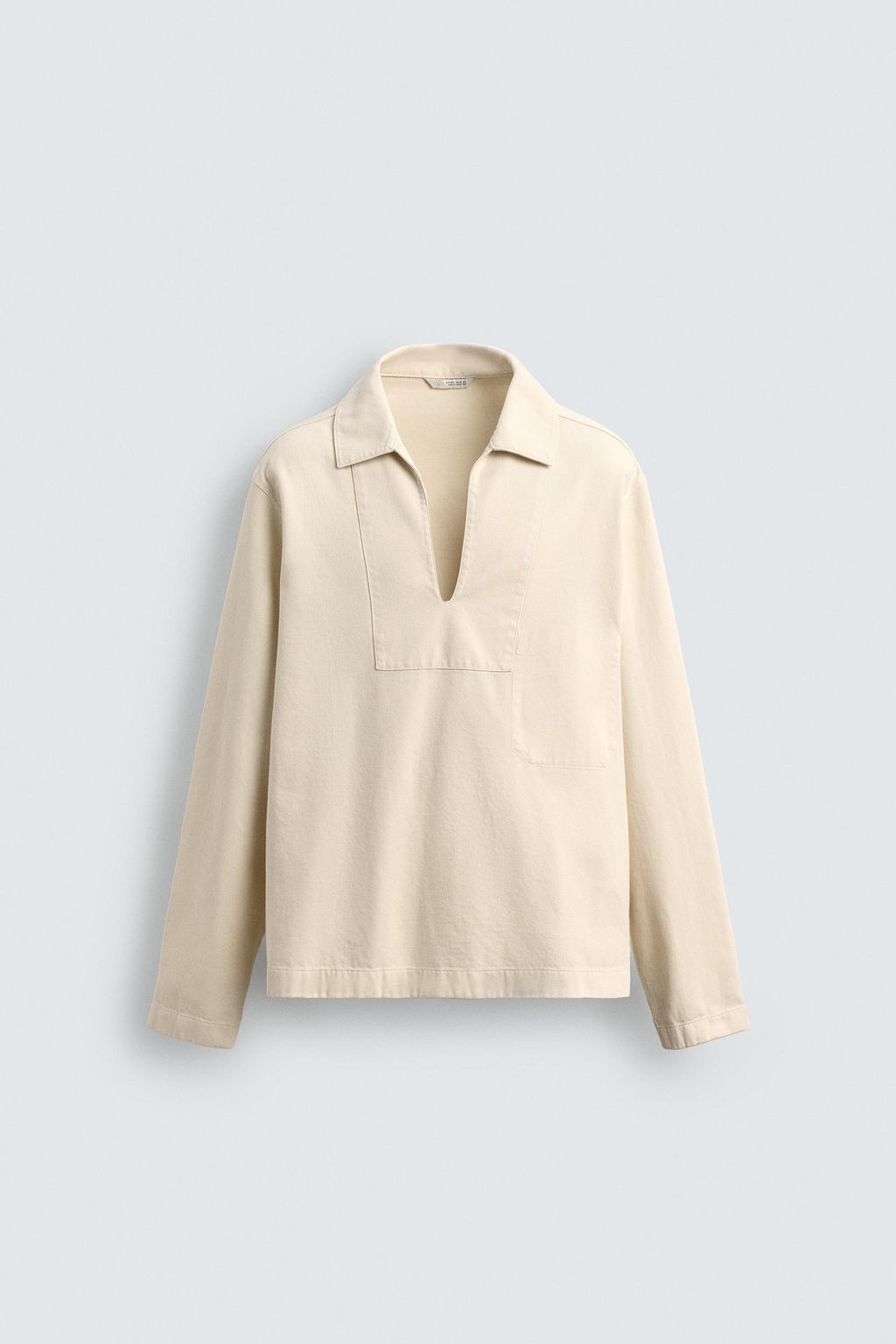 WASHED TEXTURED OVERSHIRT - Zara фото 6