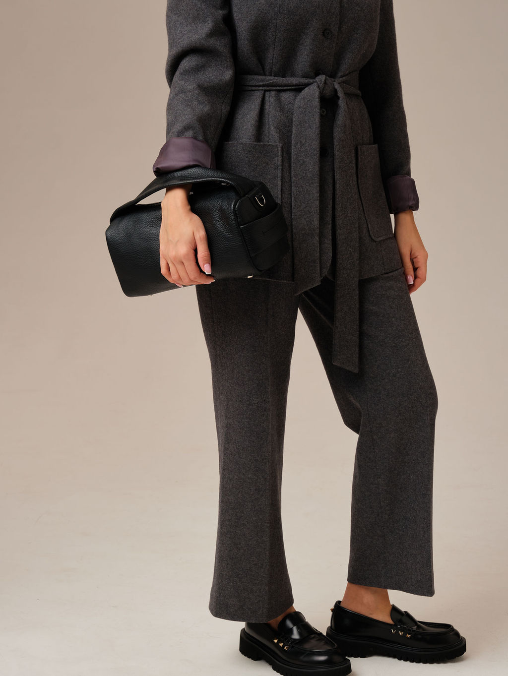 Кожаная сумка Solea DBR 31365 черный  фото 10