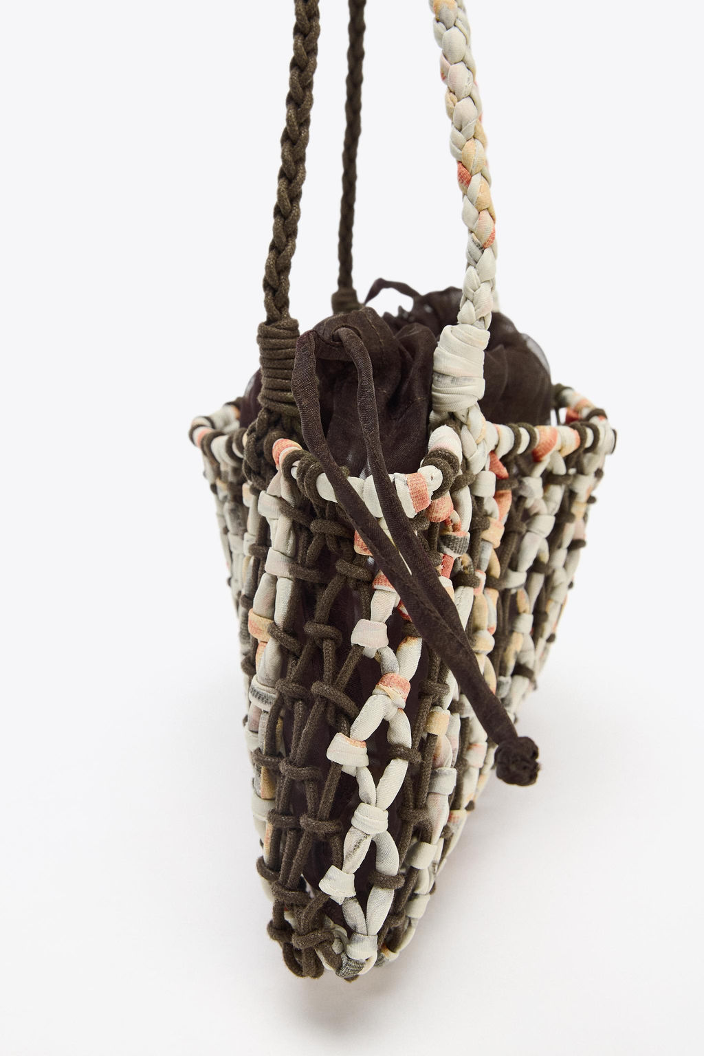 BRAIDED KNIT MINI BAG - Zara фото 4