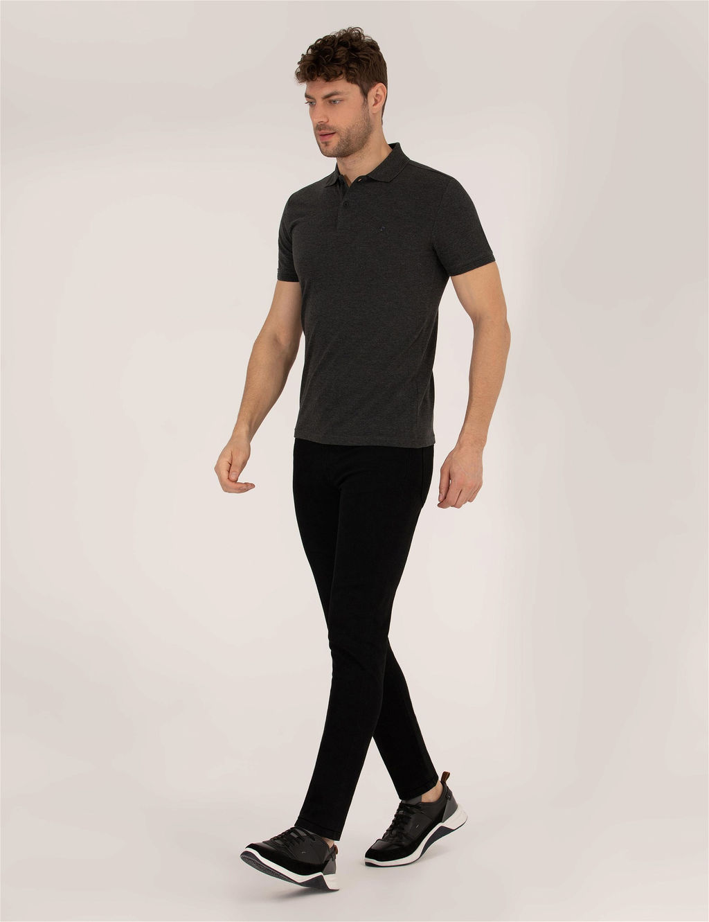 Siyah Slim Fit Jean Pantolon