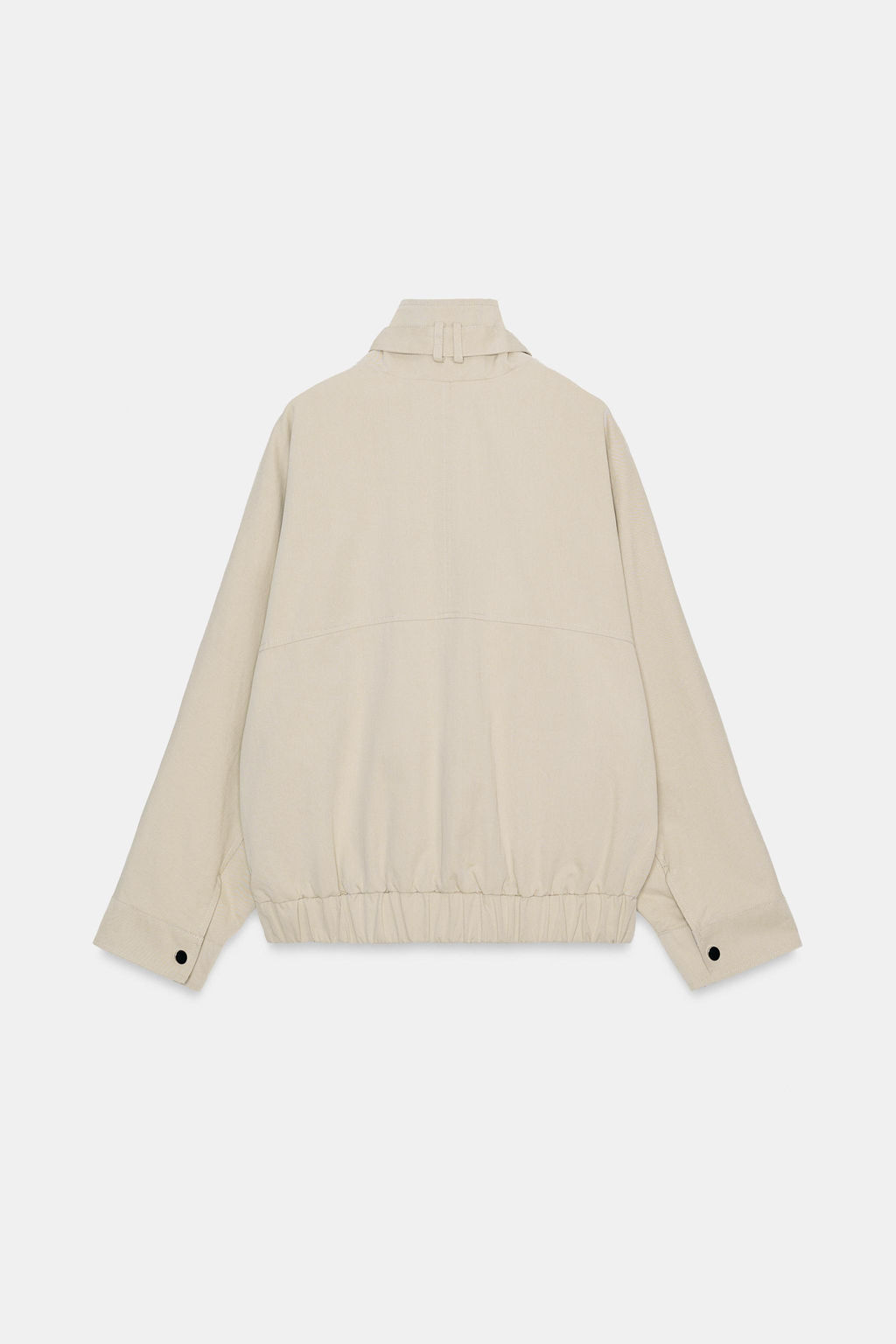 OVERSIZE HIGH NECK BOMBER JACKET - Zara фото 17