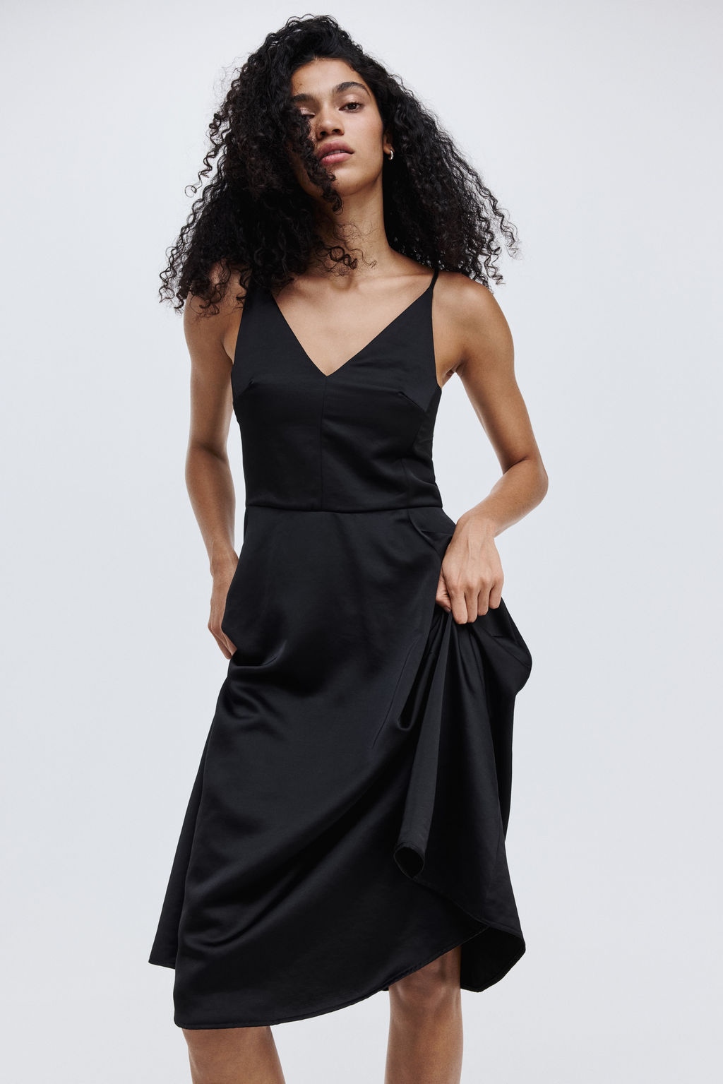 Vestido de tirantes con escote en V - H&m фото 4
