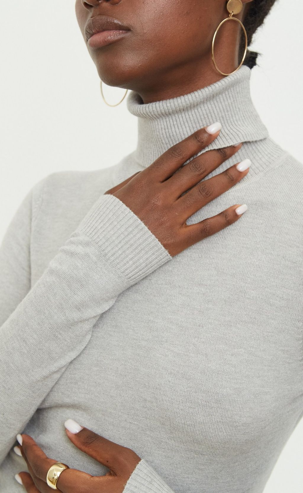 Водолазка F022-215-01 l.grey melange - Fine joyce фото 5