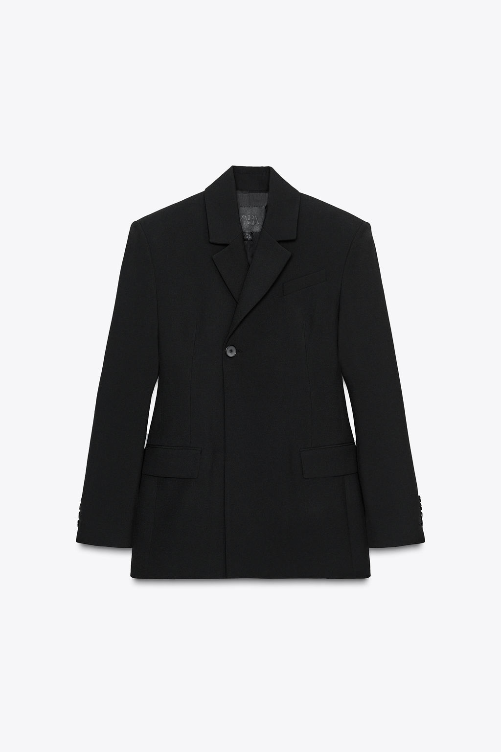 ZW COLLECTION TAILORED BUTTON BLAZER - Zara фото 5
