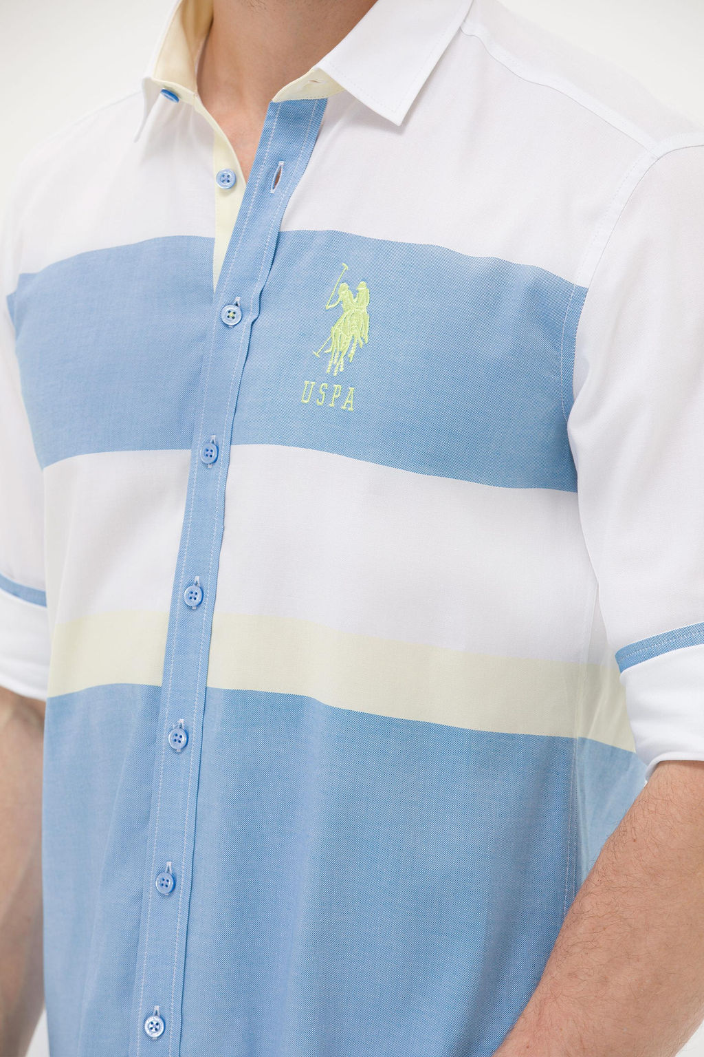U. S. Polo Assn Мужская рубашка Saks с длинным рукавом - U.s. polo assn фото 7