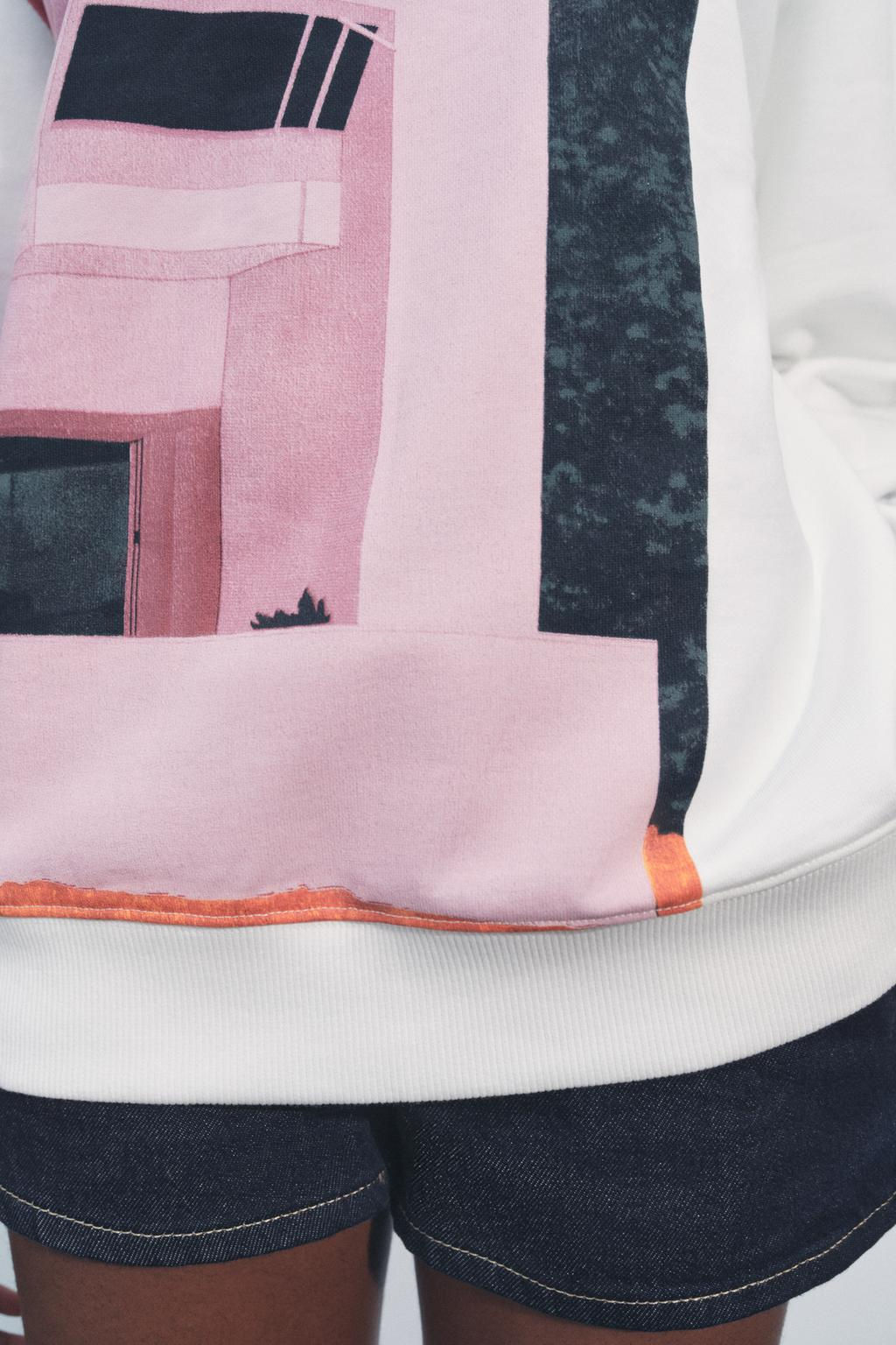 ALBERT FLORENT PRINT SWEATSHIRT - Zara фото 3