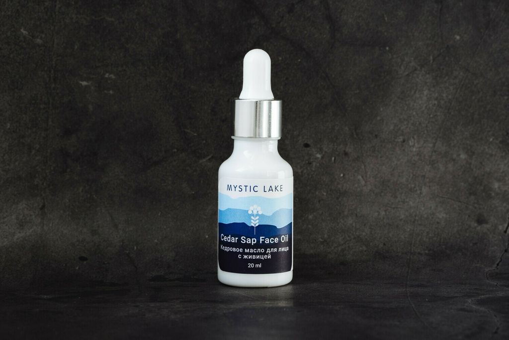 Масло для лица с живицей 20 мл Cedar sap face oil - Mystic lake фото 2