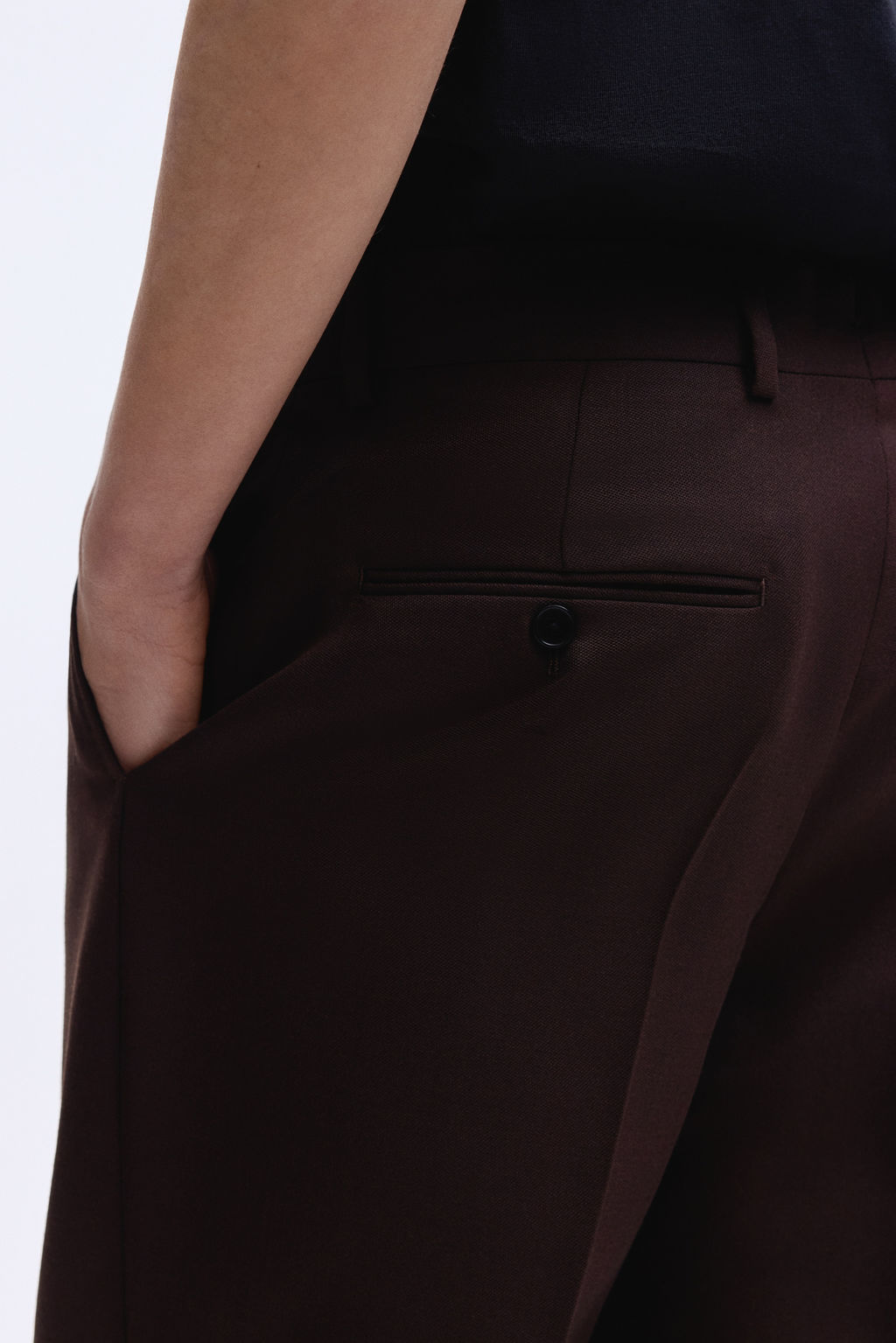 Pantal?n de traje en mezcla de lana Regular Fit - H&m фото 10