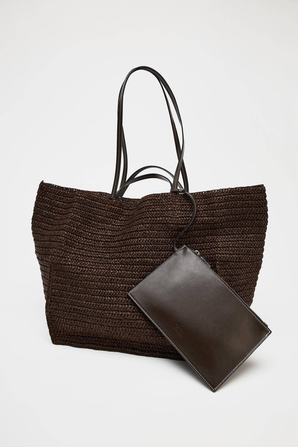 WOVEN TOTE BAG - Zara фото 4