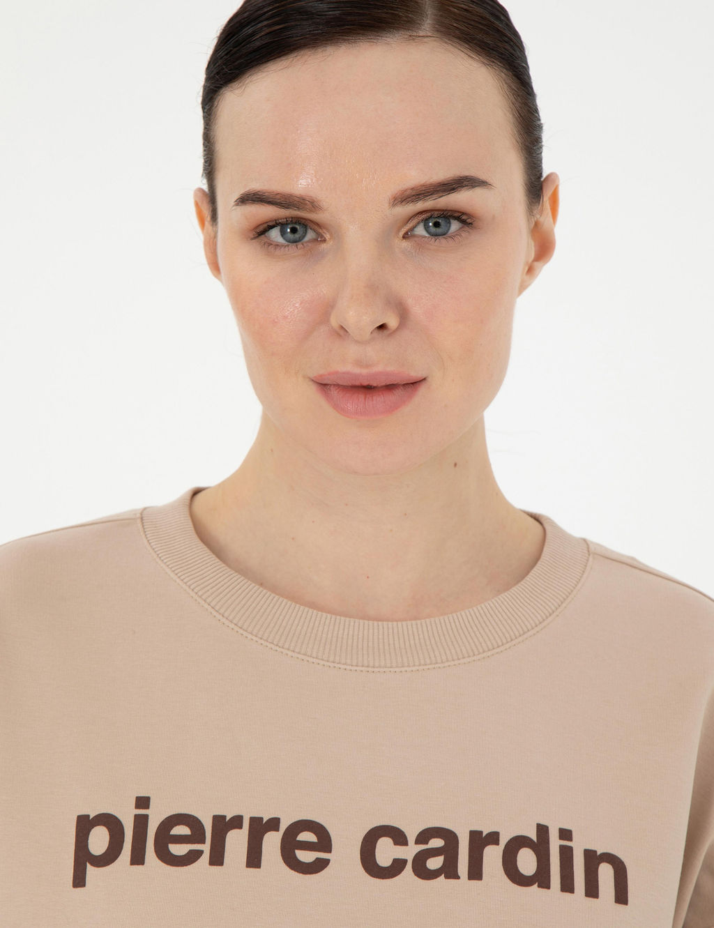 Bej Oversize Sweatshirt - Pierre cardin фото 2